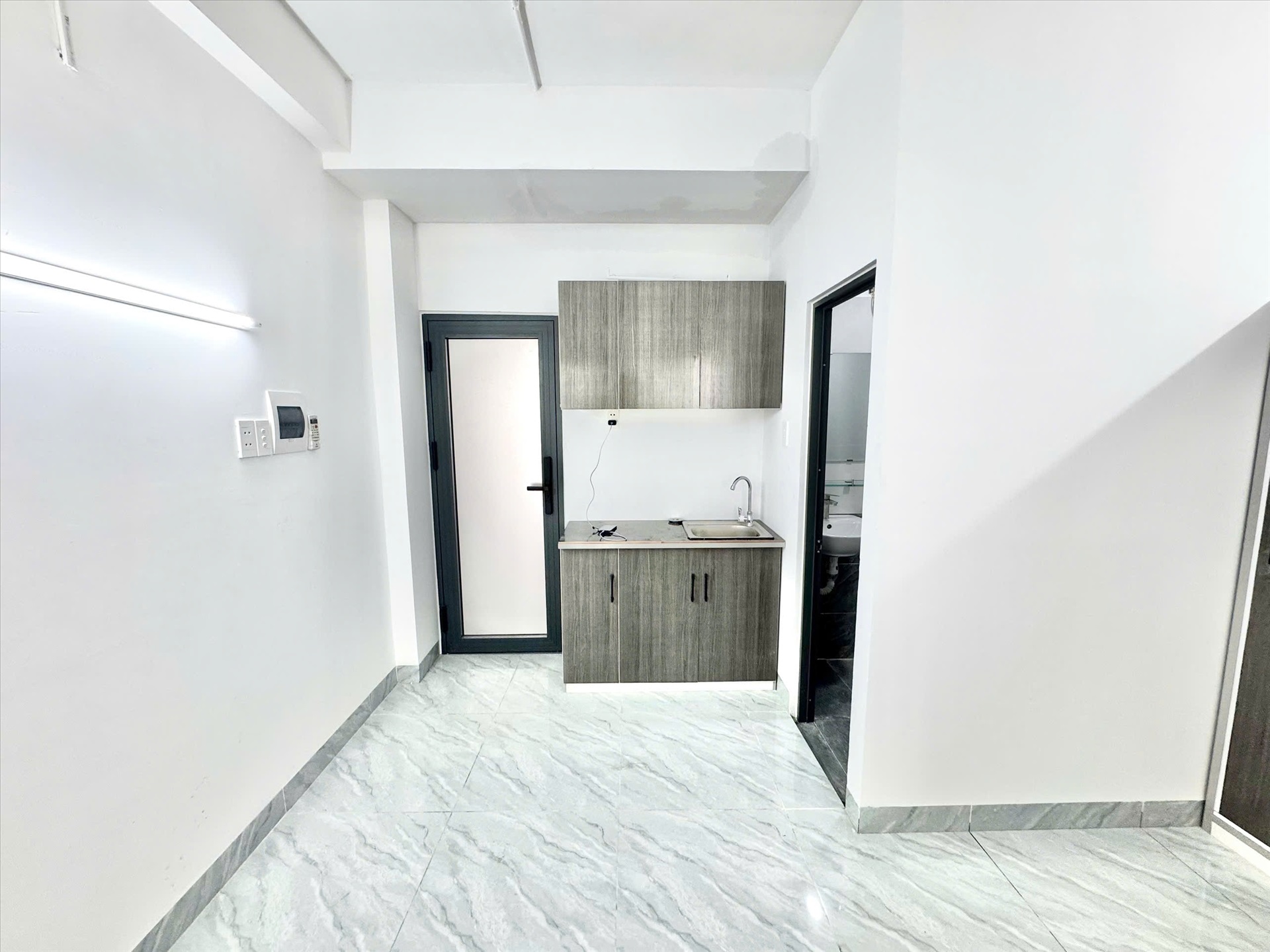 Phòng trọ Studio 25m2 tại Yoho Home Đường số 9 - Gò Vấp - Phòng bếp