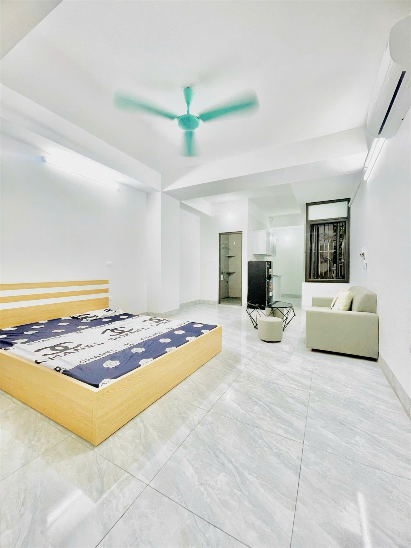 Phòng trọ Studio 35m2 tại VA House 1 Mỹ Đình - Nam Từ Liêm - Phòng ngủ