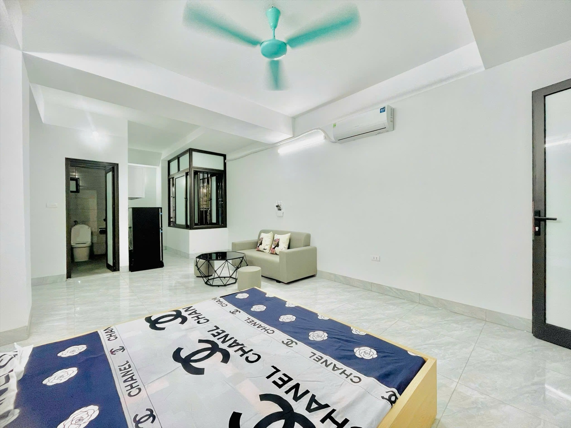 Phòng trọ Studio 35m2 tại VA House 1 Mỹ Đình - Nam Từ Liêm - Phòng ngủ