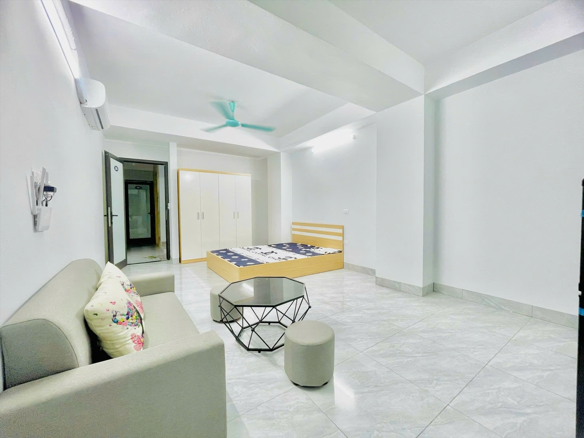 Phòng trọ Studio 35m2 tại VA House 1 Mỹ Đình - Nam Từ Liêm - Phòng ngủ