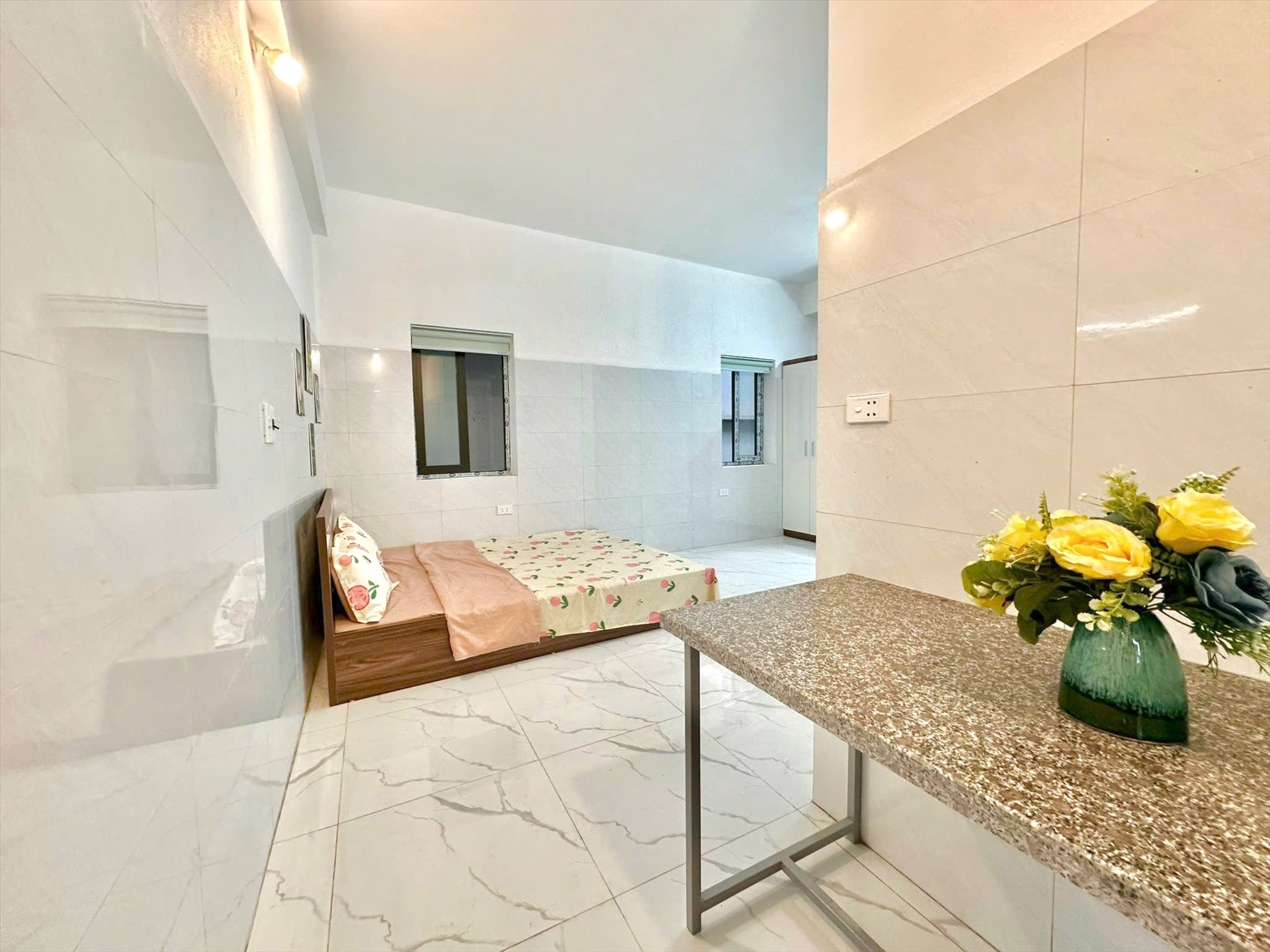 Phòng trọ Studio 30m2 tại Timehouse Kiều Mai - Nam Từ Liêm - Phòng ngủ