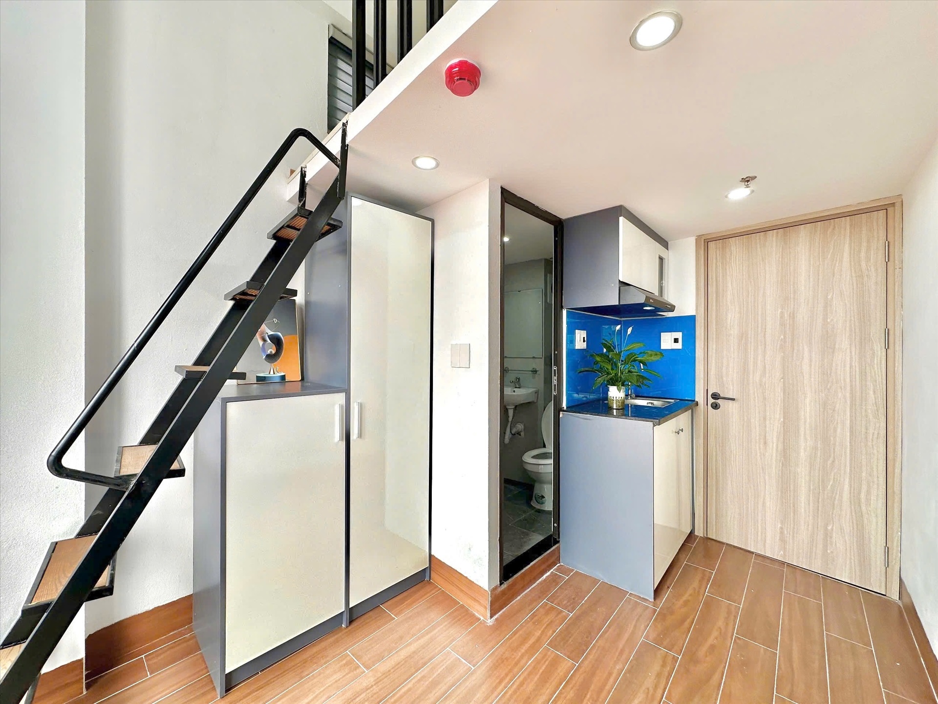 Phòng trọ Duplex 25m2 tại Timehouse Xuân Phương - Nam Từ Liêm - Phòng bếp