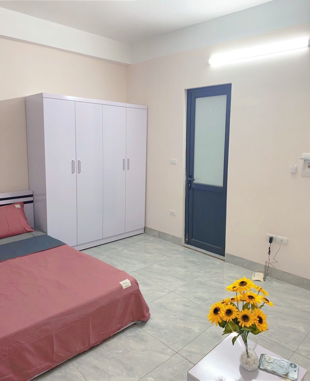 Phòng trọ Studio 27m2 tại Timehouse Thiên Hiền - Nam Từ Liêm - Phòng ngủ