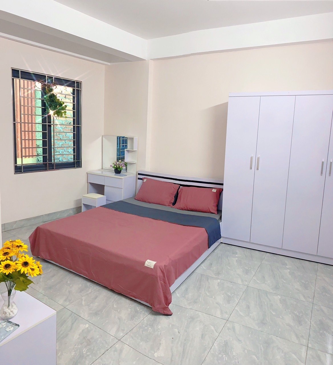 Phòng trọ Studio 27m2 tại Timehouse Thiên Hiền - Nam Từ Liêm - Phòng ngủ