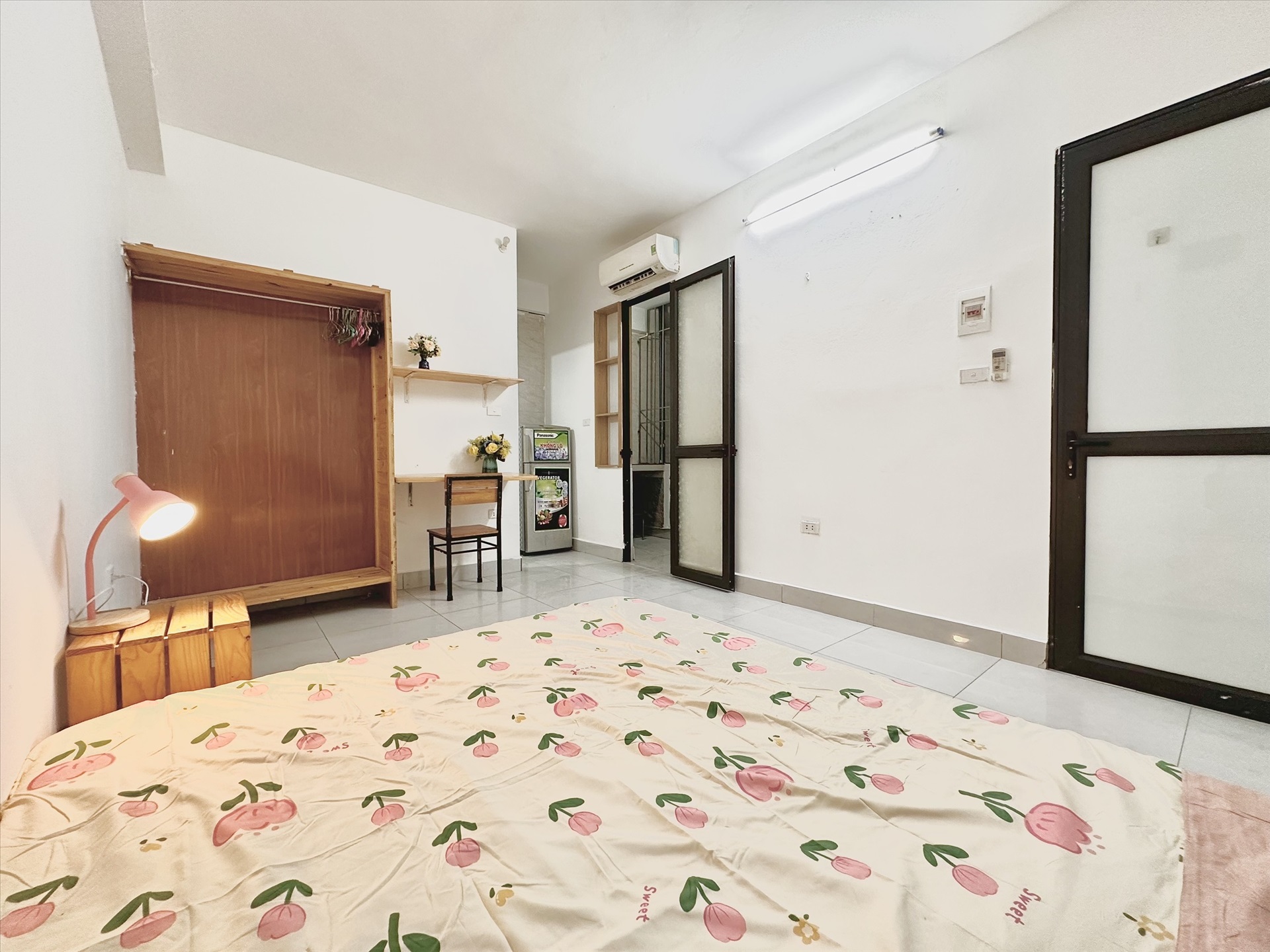 Phòng trọ Studio 30m2 tại Timehouse Mỹ Đình - Nam Từ Liêm - Phòng khách