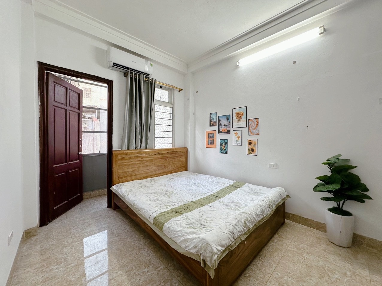 Phòng trọ Studio 30m2 tại Timehouse Lê Đức Thọ - Nam Từ Liêm - Phòng ngủ