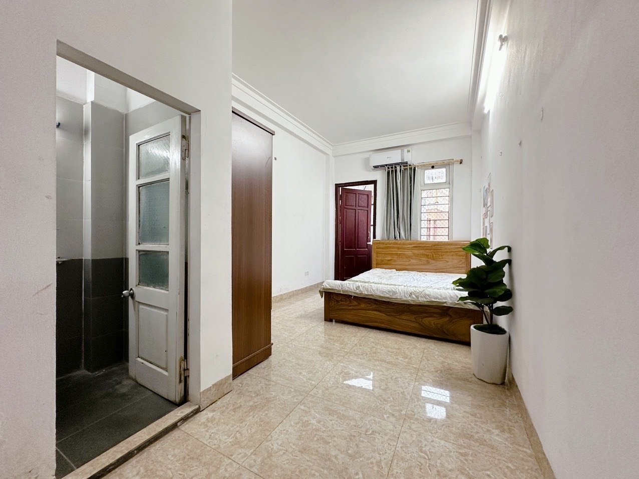 Phòng trọ Studio 30m2 tại Timehouse Lê Đức Thọ - Nam Từ Liêm - Phòng ngủ