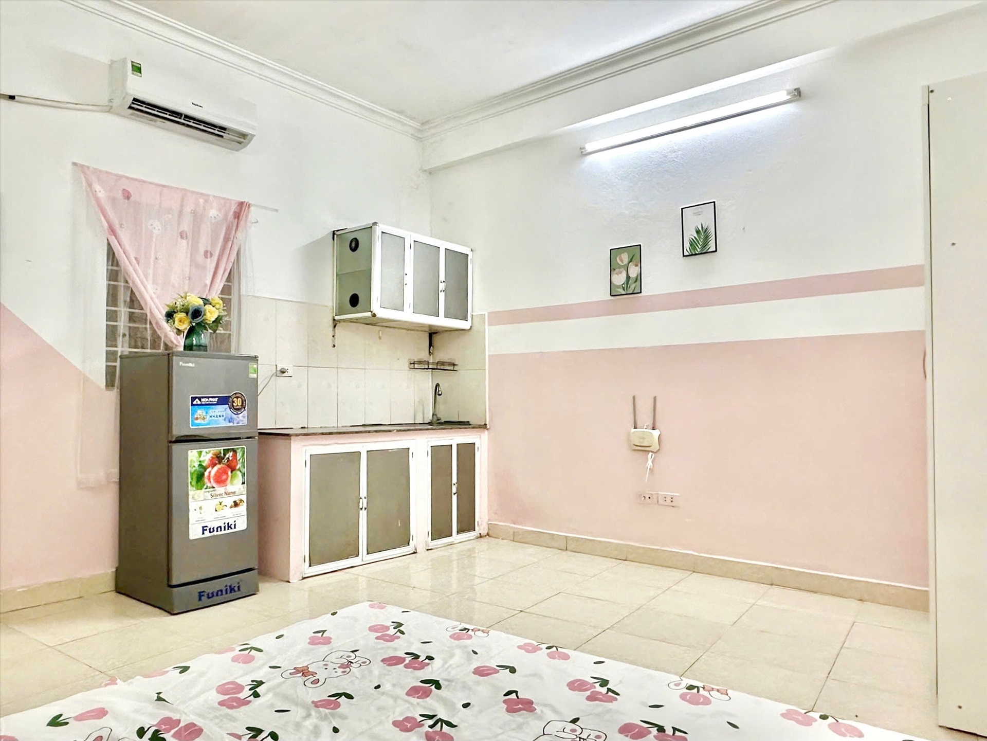 Phòng trọ Studio 25m2 tại Timehouse Yên Hòa - Cầu Giấy - Phòng ngủ