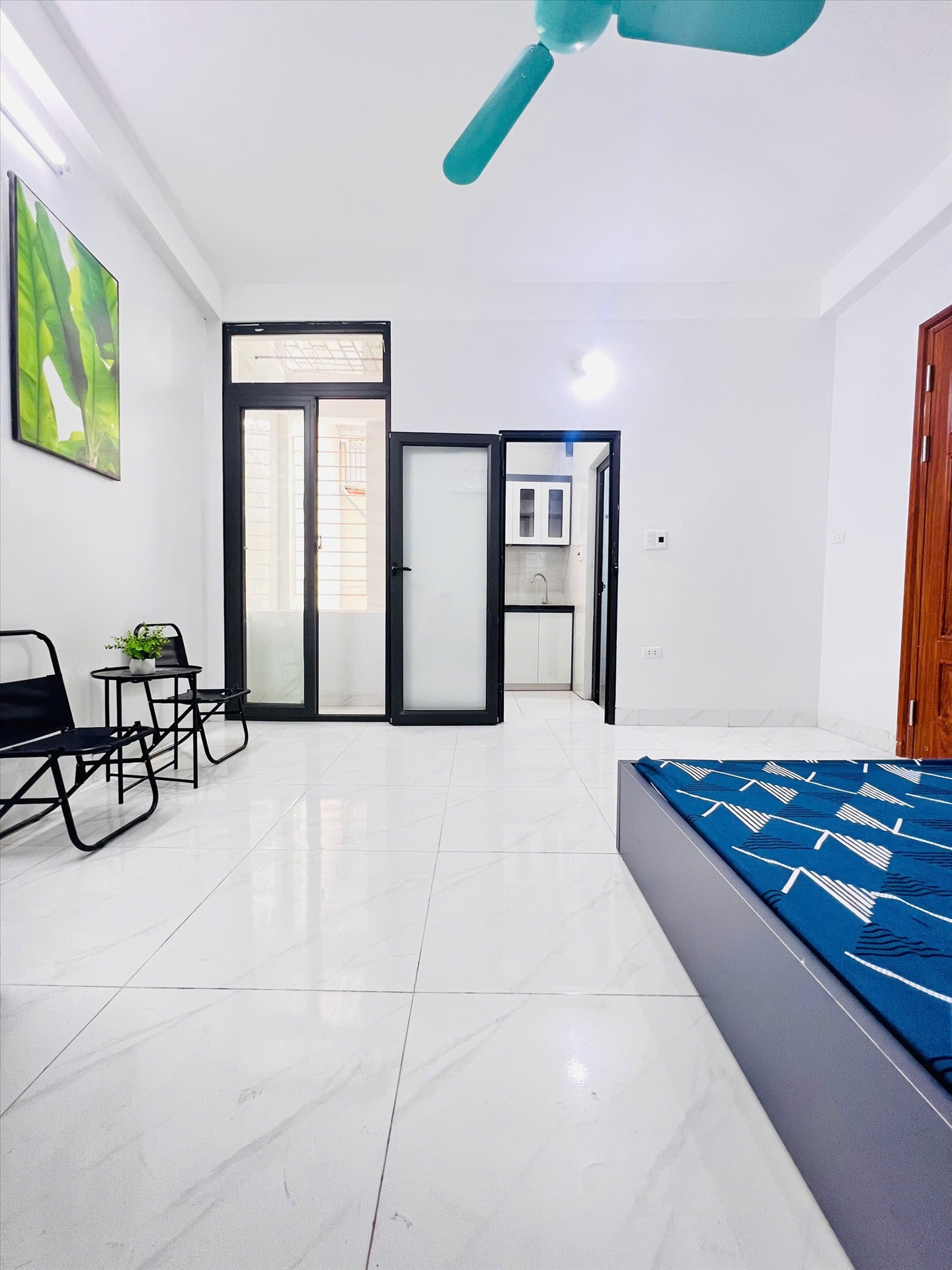 Phòng trọ 1 Phòng ngủ 28m2 tại QM Apartment Phú Đô - Nam Từ Liêm - Phòng ngủ