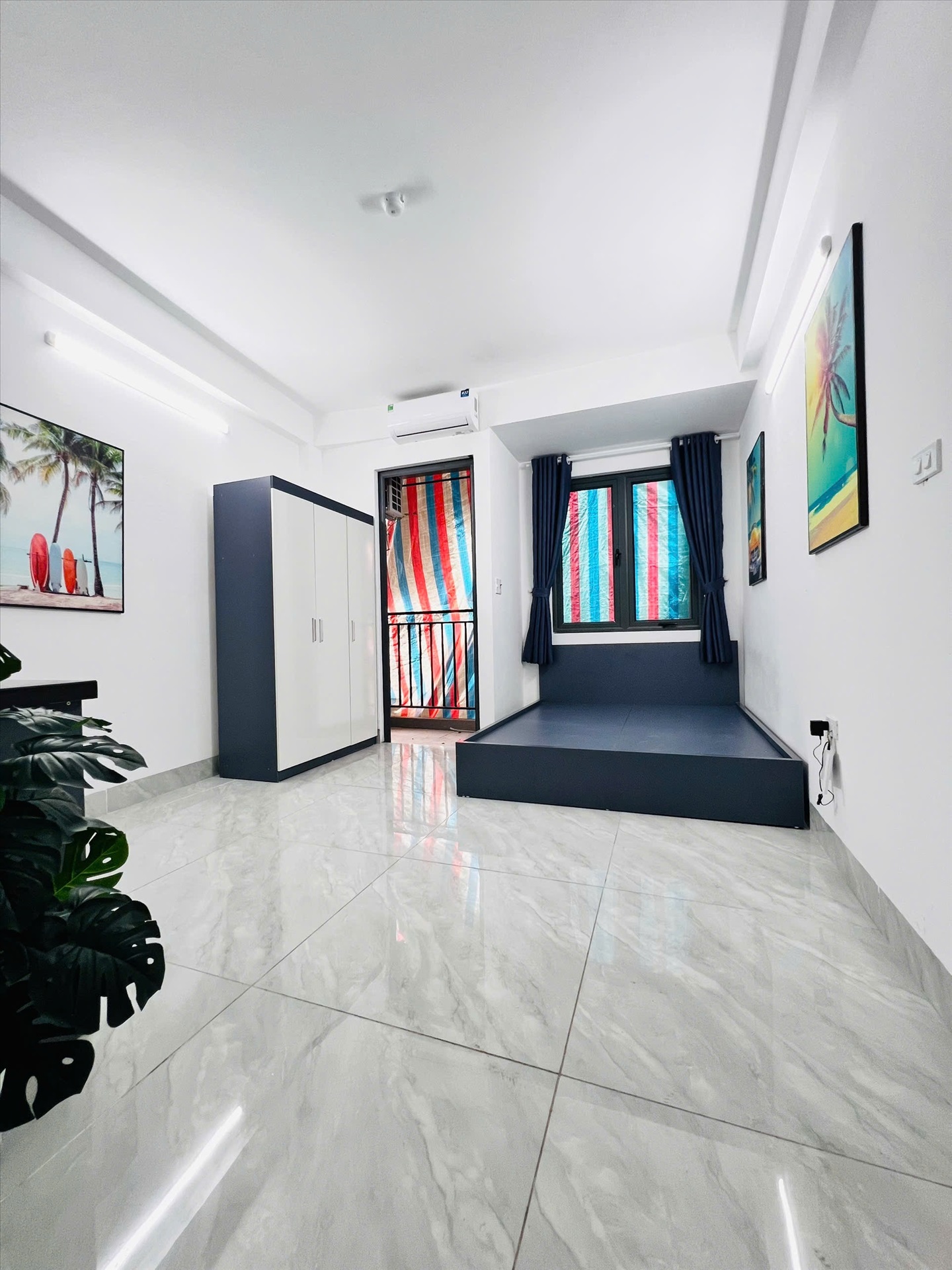 Phòng trọ Studio 26m2 tại QM Housing Apartment Lê Quang Đạo - Nam Từ Liêm - Phòng ngủ
