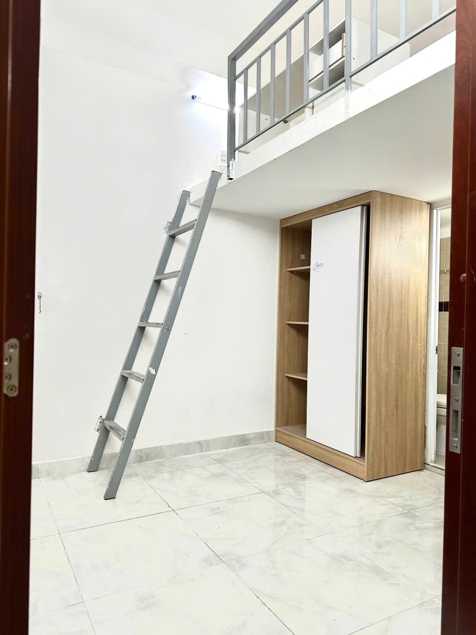 Phòng trọ Duplex 25m2 tại NT House Phan Văn Trị - Bình Thạnh - Phòng ngủ