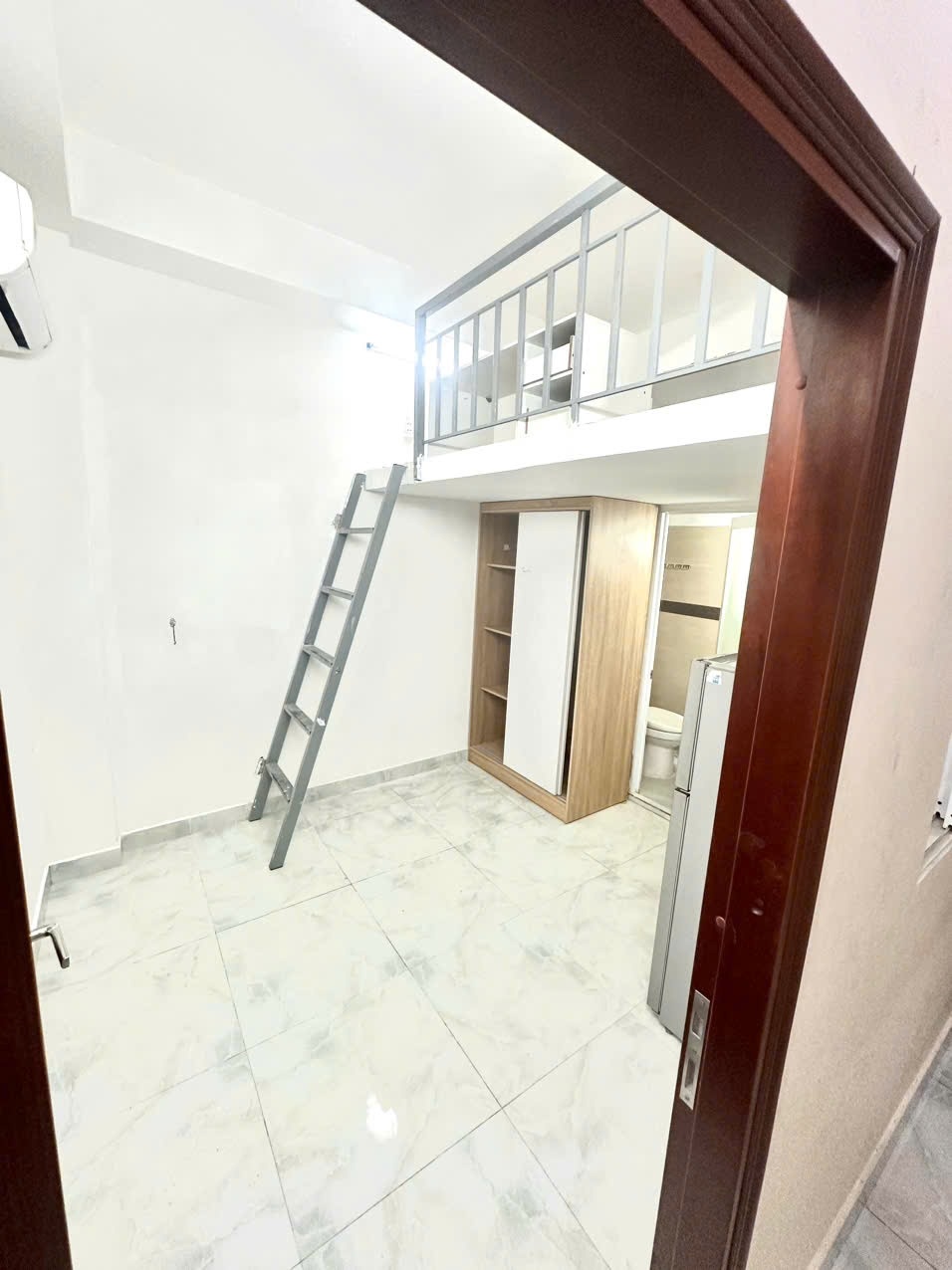 Phòng trọ Duplex 25m2 tại NT House Phan Văn Trị - Bình Thạnh - Phòng ngủ