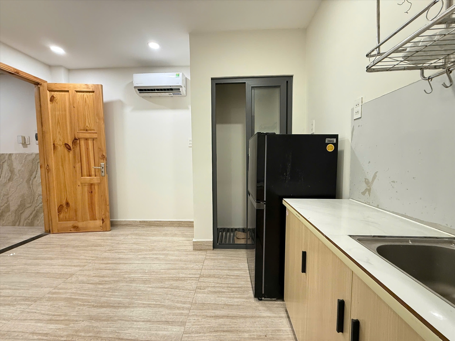Phòng trọ Studio 25m2 tại Yoho House Đường số 59 - Gò Vấp - Phòng bếp
