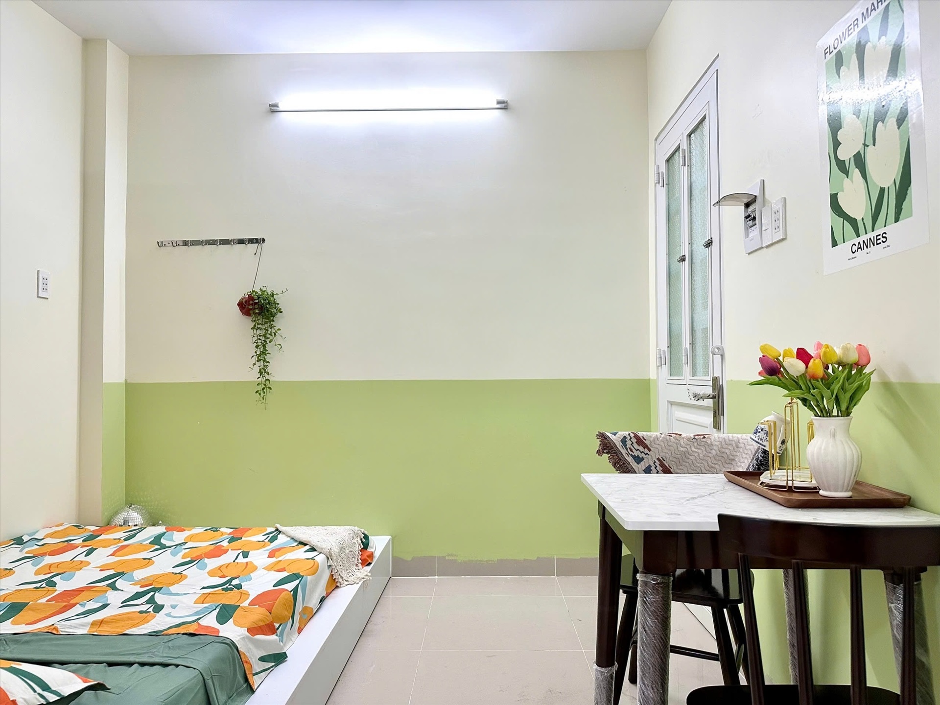 Phòng trọ Studio 25m2 tại TT House Nơ Trang Long - Bình Thạnh - Phòng ngủ