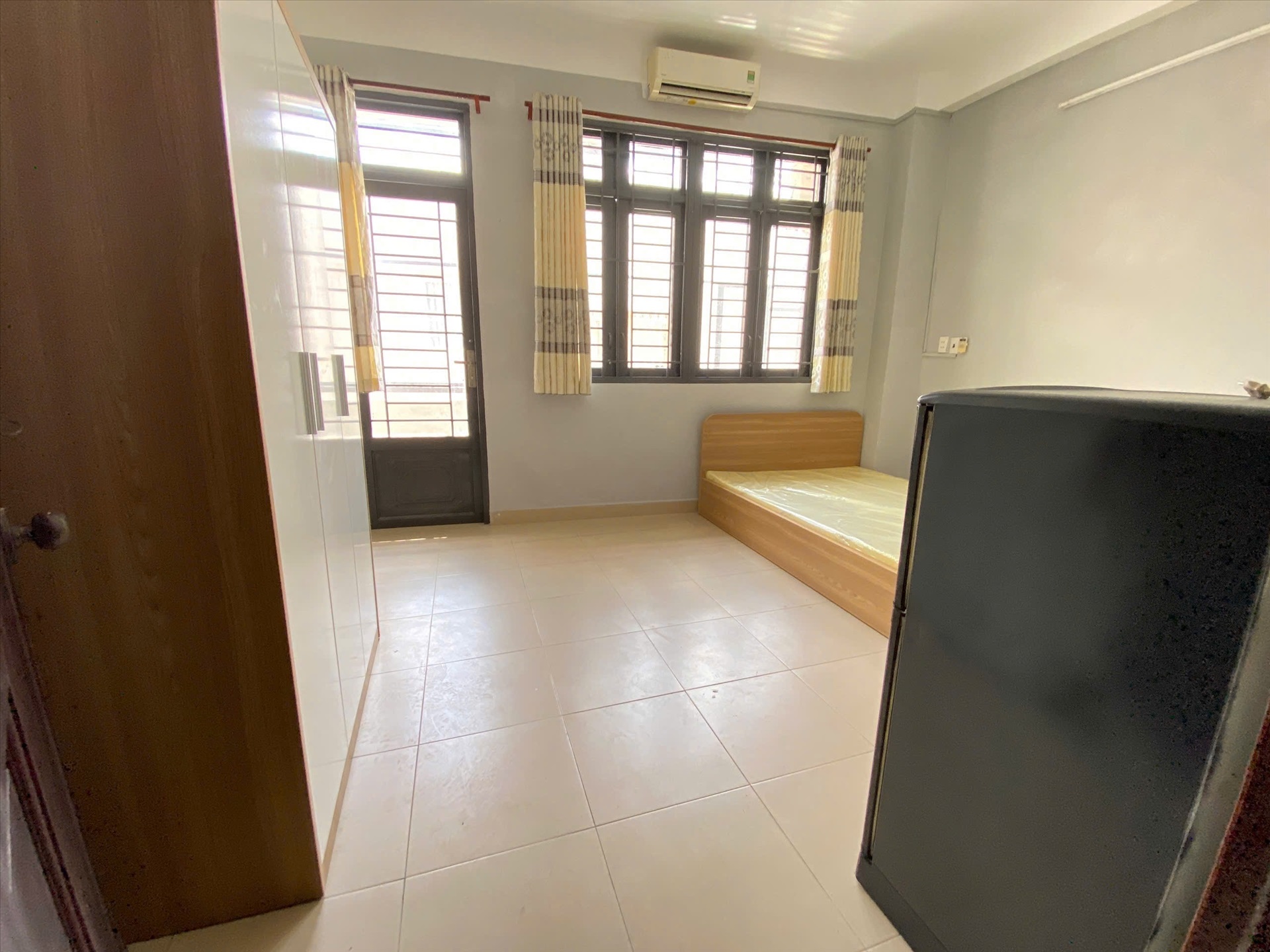 Phòng trọ Studio 30m2 tại AH House Đường số 9 - Gò Vấp - Phòng ngủ
