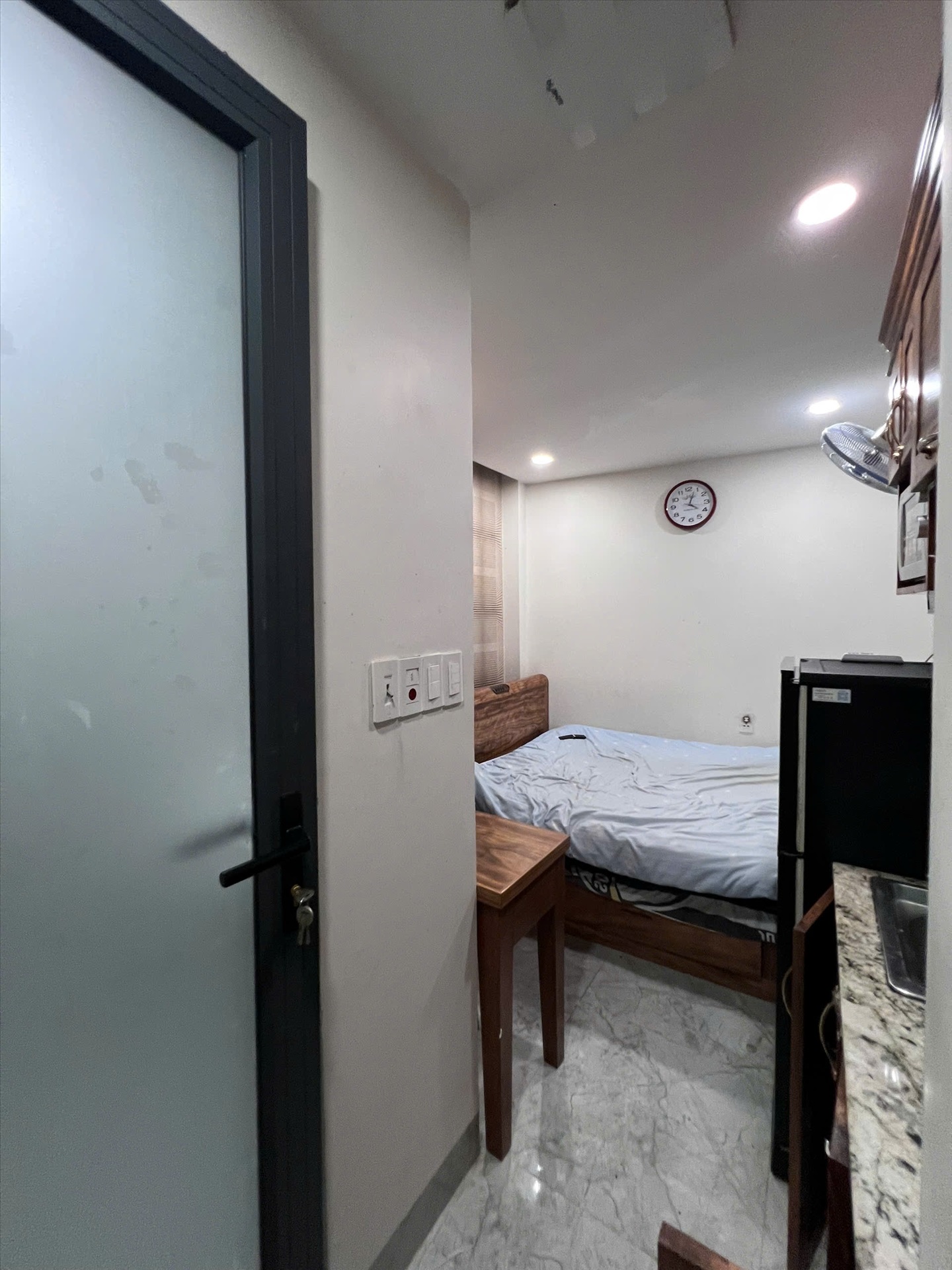 Phòng trọ Studio 20m2 tại BHD Apartment Trần Văn Đang - Quận 3 - Phòng bếp