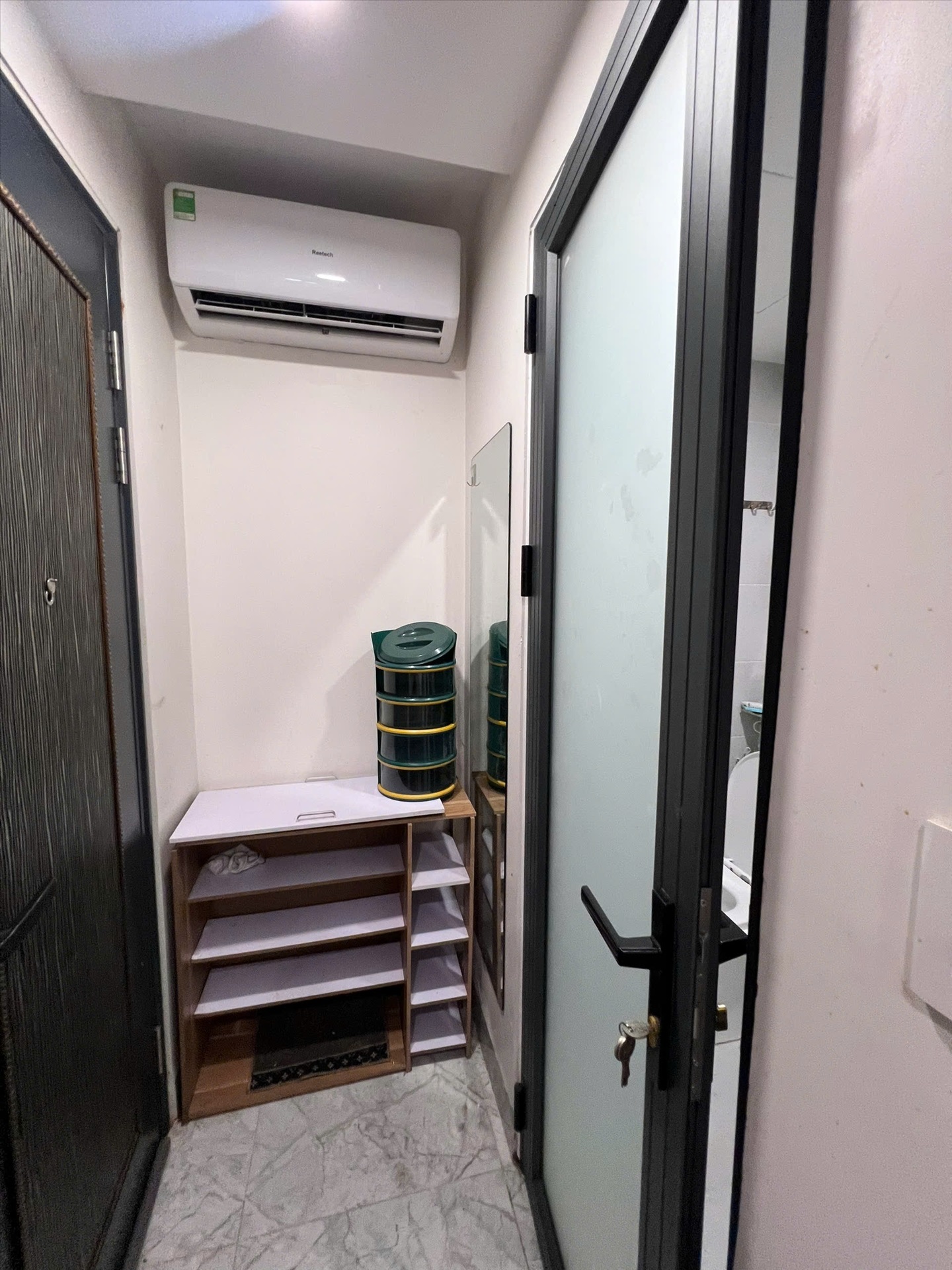 Phòng trọ Studio 20m2 tại BHD Apartment Trần Văn Đang - Quận 3 - Phòng khách