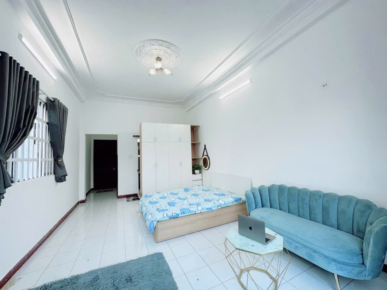 Phòng trọ Studio 25m2 tại AS Home Hậu Giang - Tân Bình - Phòng ngủ