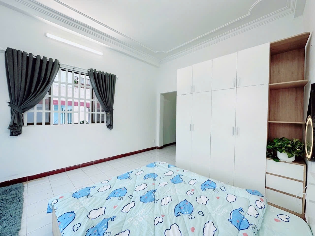 Phòng trọ Studio 25m2 tại AS Home Hậu Giang - Tân Bình - Phòng ngủ