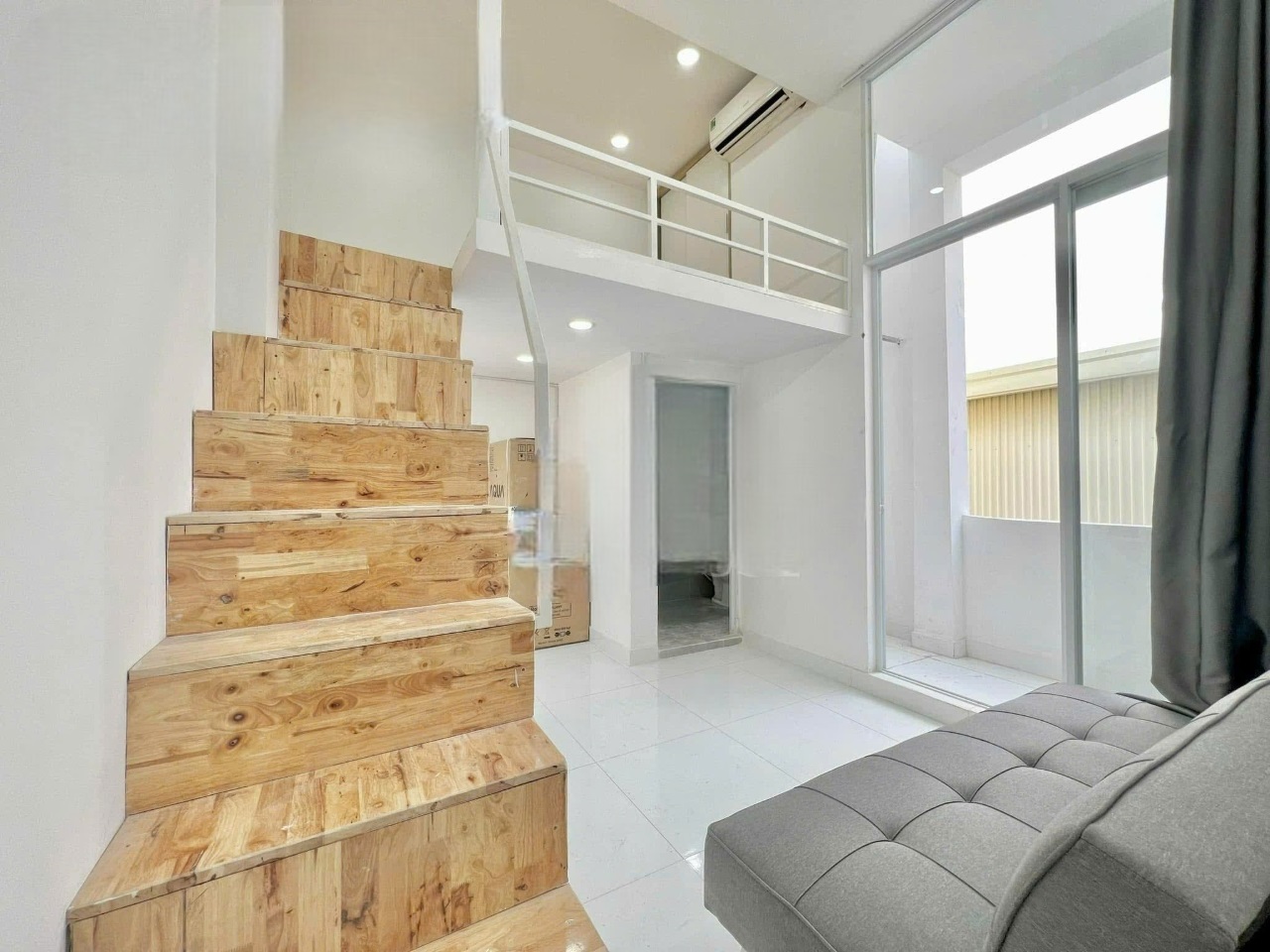 Phòng trọ Duplex 20m2 tại AS Home Hậu Giang - Tân Bình - Phòng ngủ