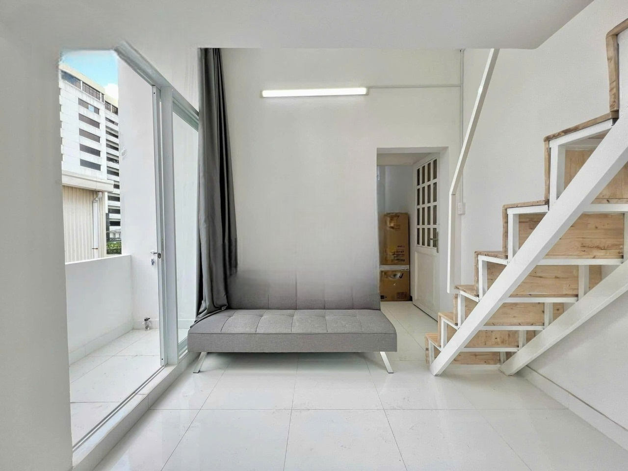 Phòng trọ Duplex 20m2 tại AS Home Hậu Giang - Tân Bình - Phòng ngủ