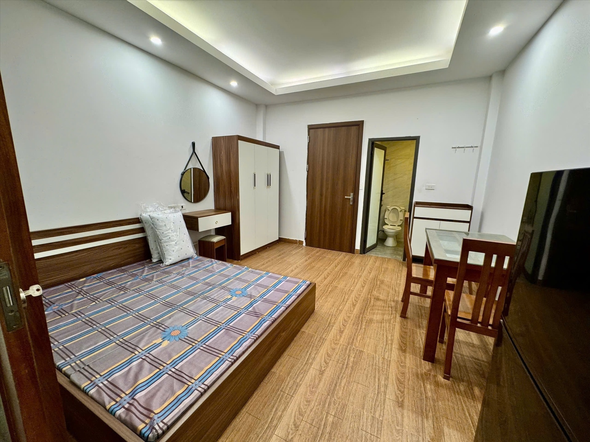 Phòng trọ Studio 30m2 tại DXV Housing Hồ Tùng Mậu - Cầu Giấy - Phòng ngủ