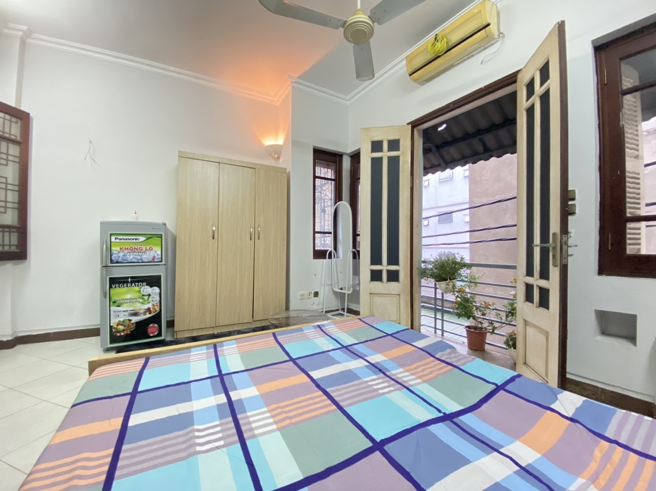 Phòng trọ Studio 25m2 tại NT House Trần Thái Tông - Cầu Giấy - Phòng ngủ