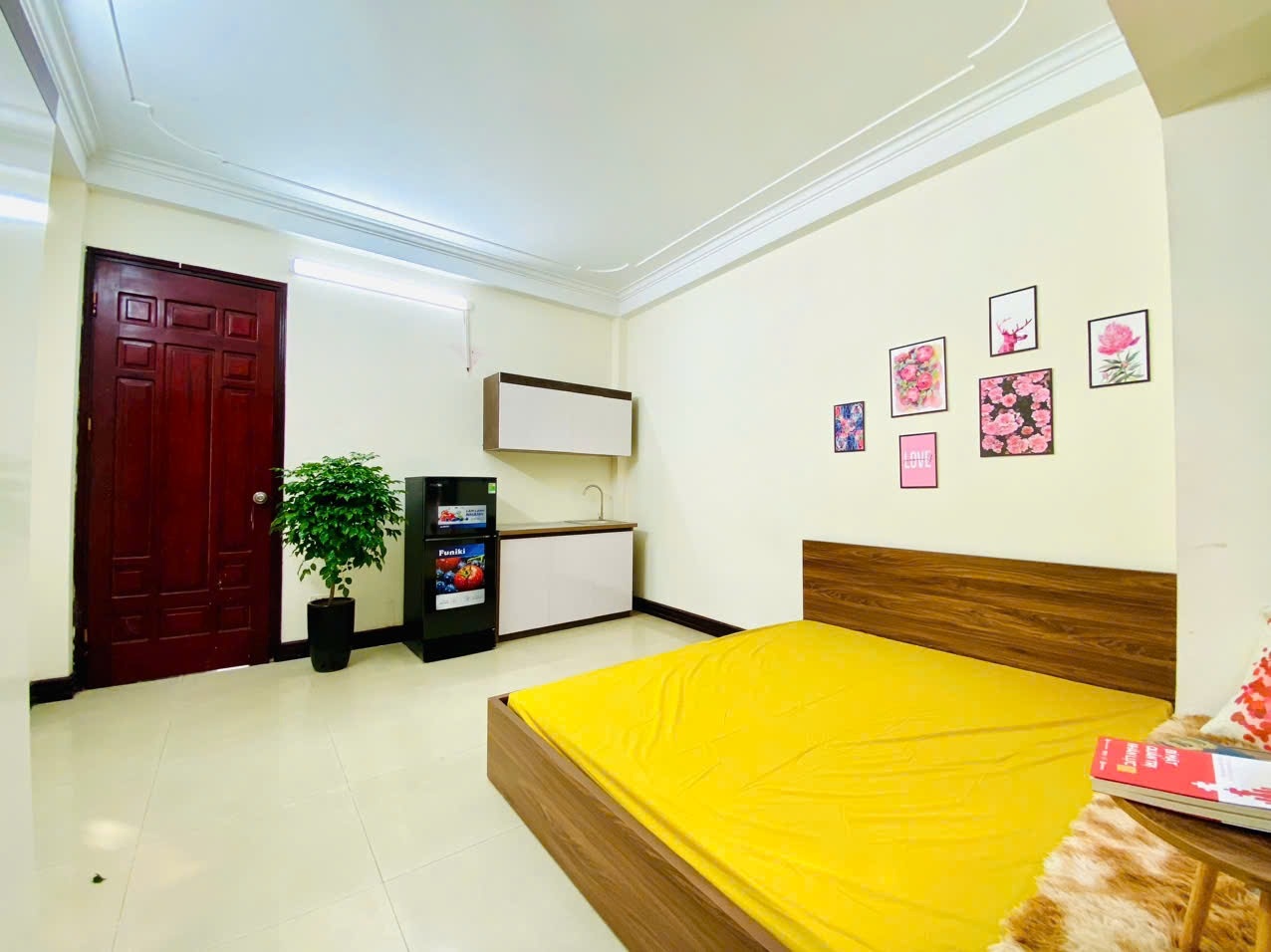 Phòng trọ Studio 25m2 tại NT House Lê Quang Đạo - Nam Từ Liêm - Phòng ngủ