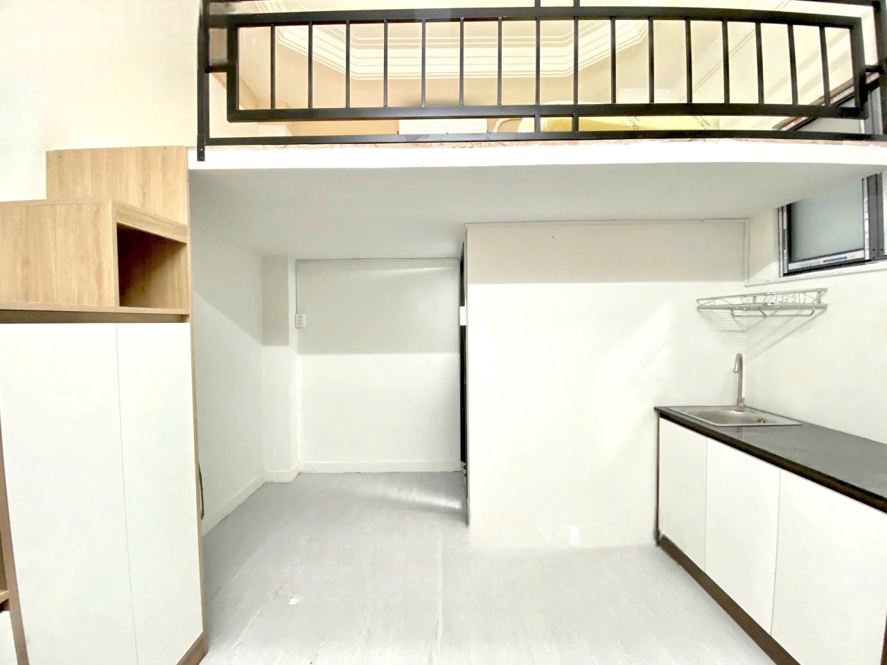 Phòng trọ Duplex 25m2 tại AT House Phan Xích Long - Phú Nhuận - Phòng khách