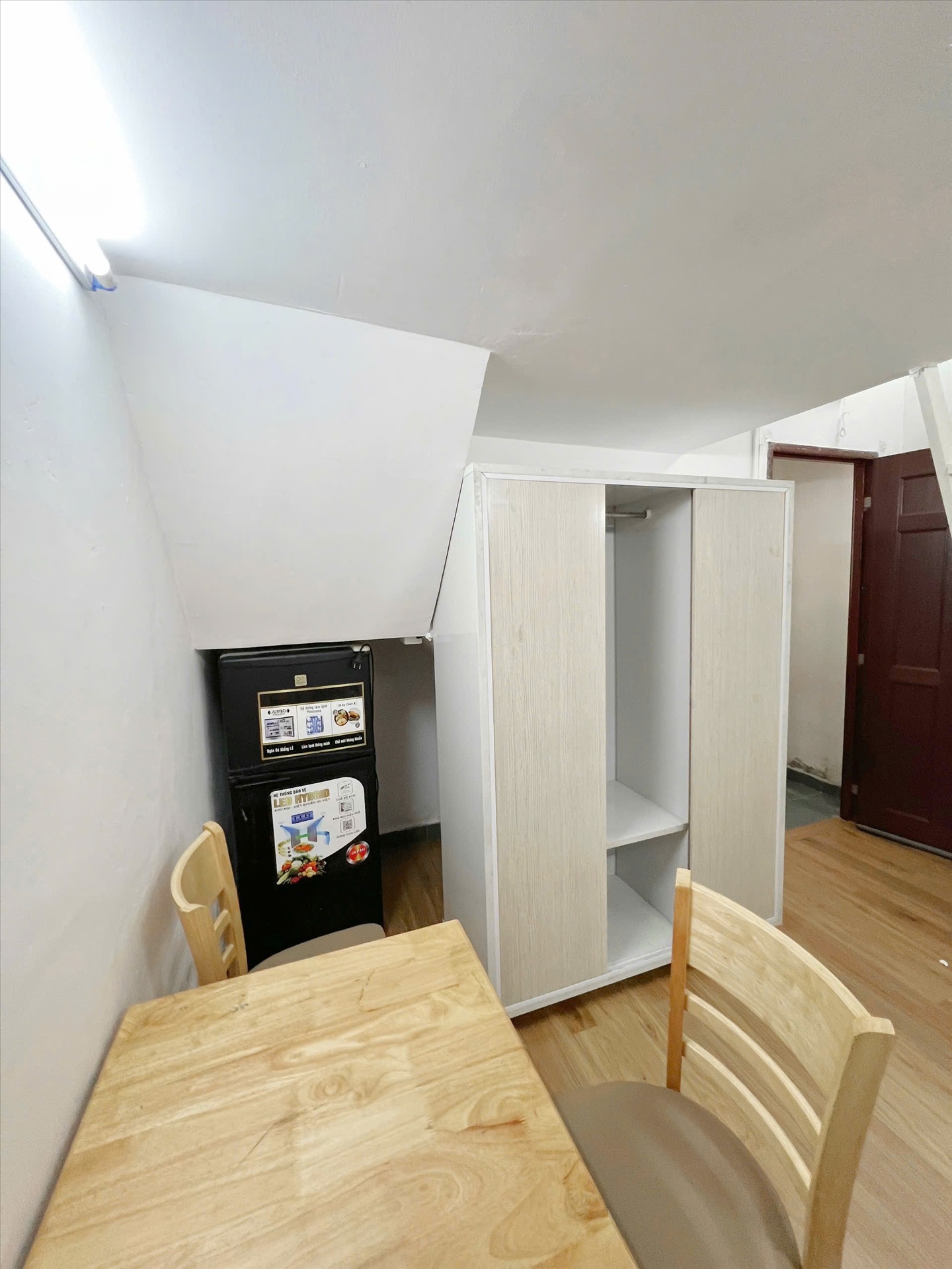 Phòng trọ Duplex 20m2 tại AL House Lý Chính Thắng - Quận 3 - Phòng ngủ