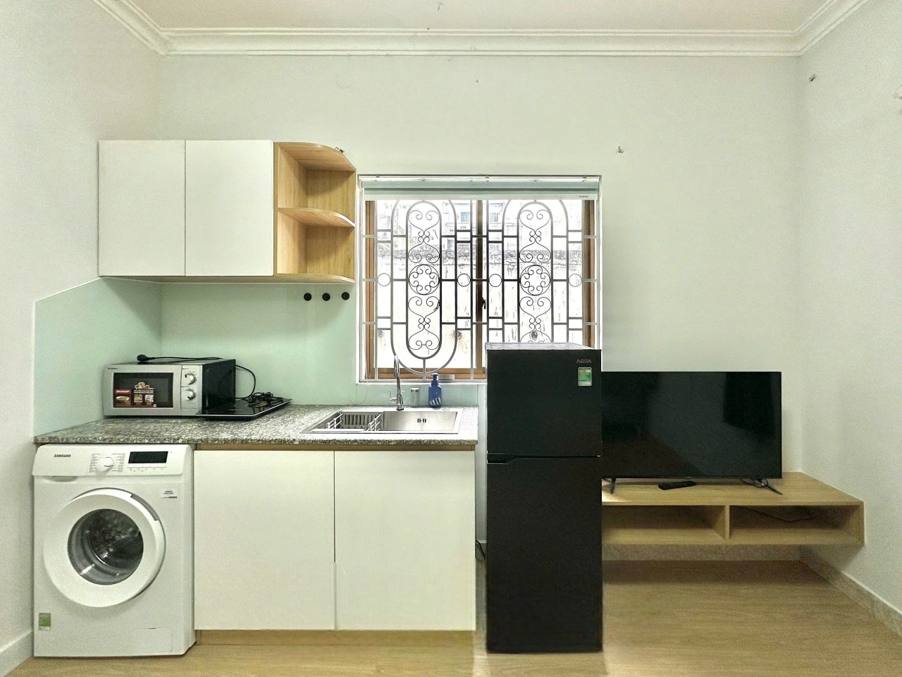 Phòng trọ 1 Phòng ngủ 30m2 tại TT Apartment Trường Sơn - Tân Bình - Phòng bếp