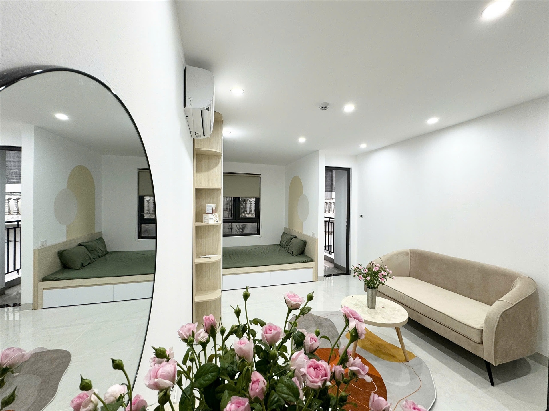 Phòng trọ Studio 25m2 tại HT House Đức Diễn - Bắc Từ Liêm - Phòng ngủ