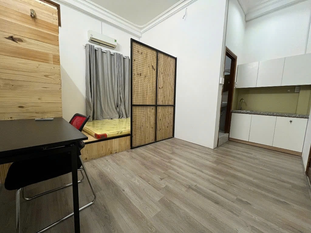 Phòng trọ Studio 25m2 tại Redhome Cộng Hòa - Tân Bình - Phòng ngủ