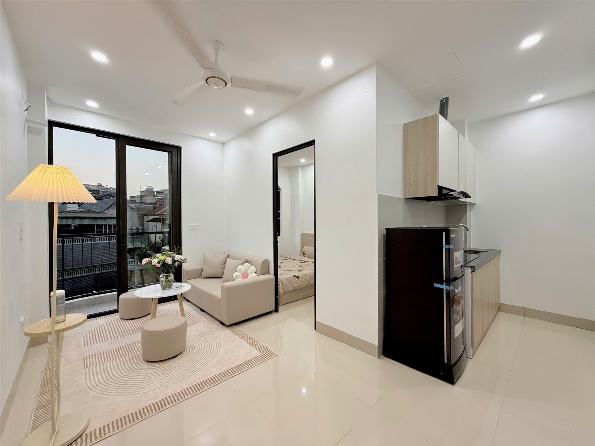 Phòng trọ 1 Phòng ngủ 40m2 tại HT House Xuân Đỉnh - Bắc Từ Liêm - Phòng khách