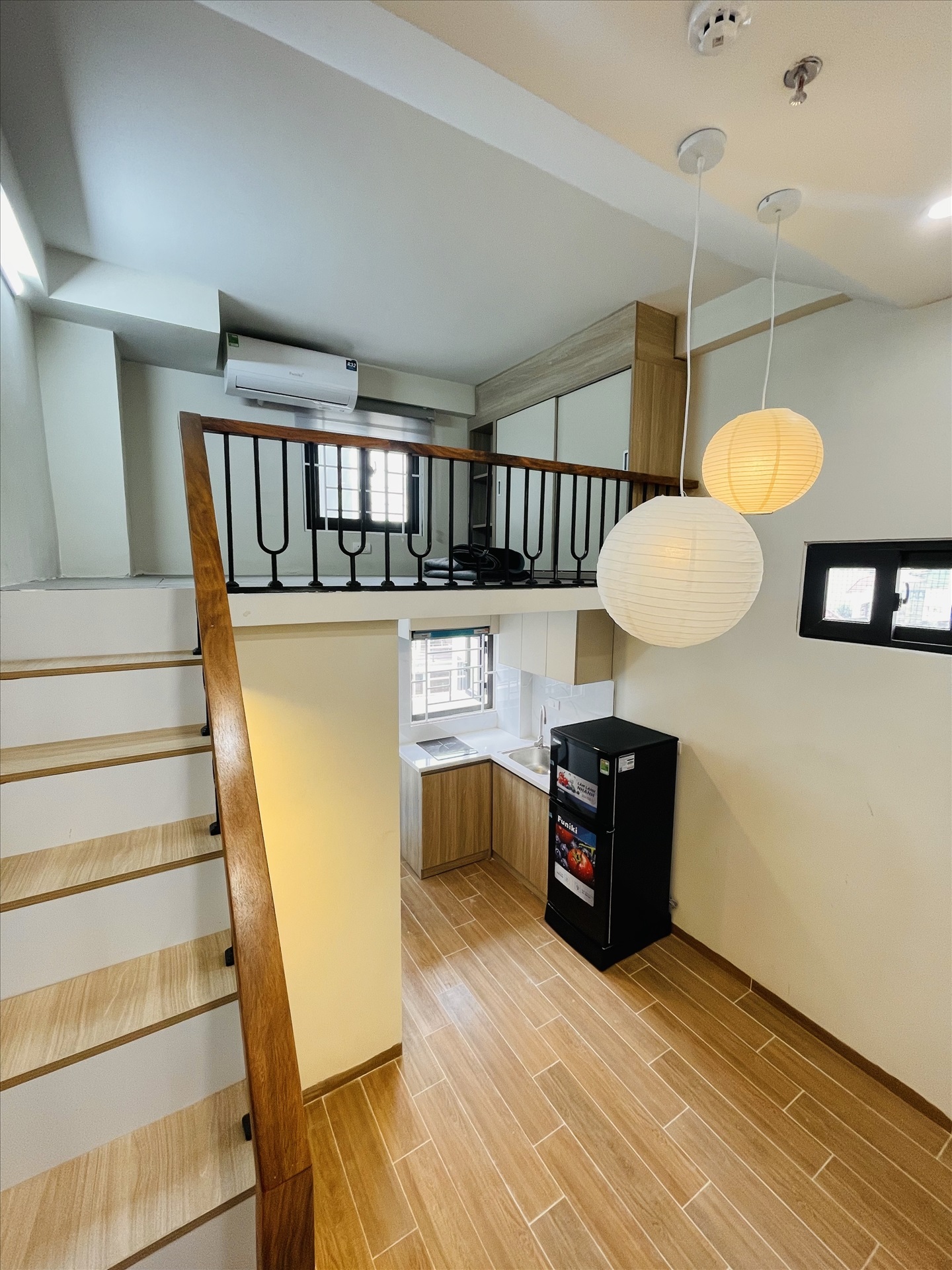 Phòng trọ Duplex 25m2 tại AM Home Mễ Trì Thượng - Nam Từ Liêm - Phòng ngủ