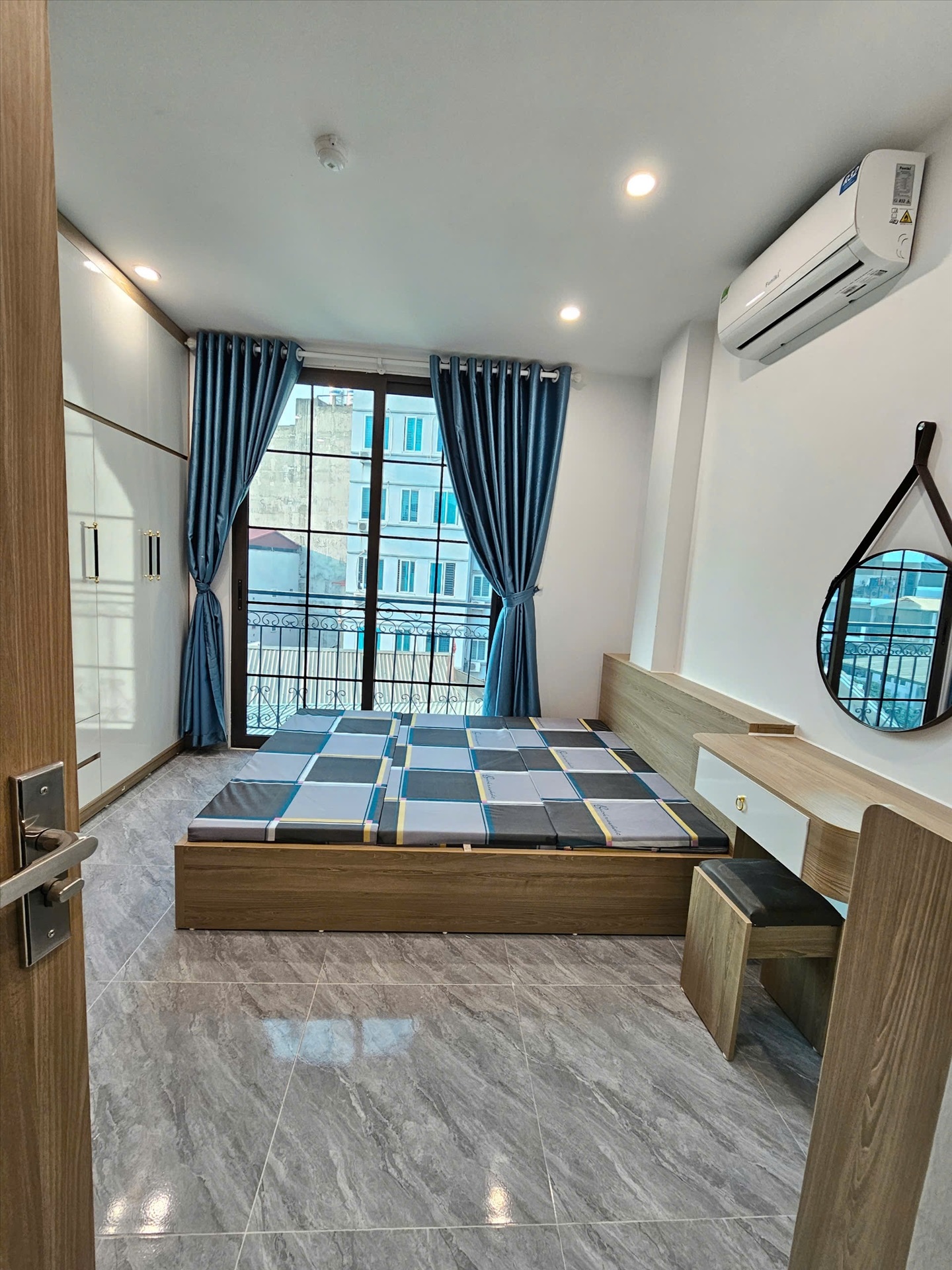 Phòng trọ Studio 25m2 tại HS House Lê Đức Thọ - Nam Từ Liêm - Phòng ngủ