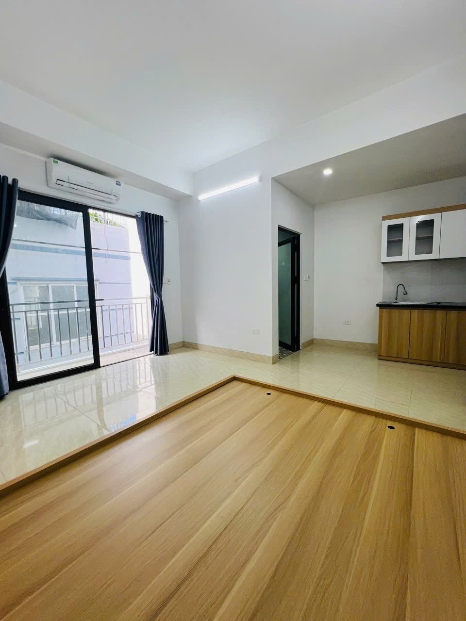 Phòng trọ Studio 28m2 tại QM House Lê Quang Đạo - Nam Từ Liêm - Phòng ngủ