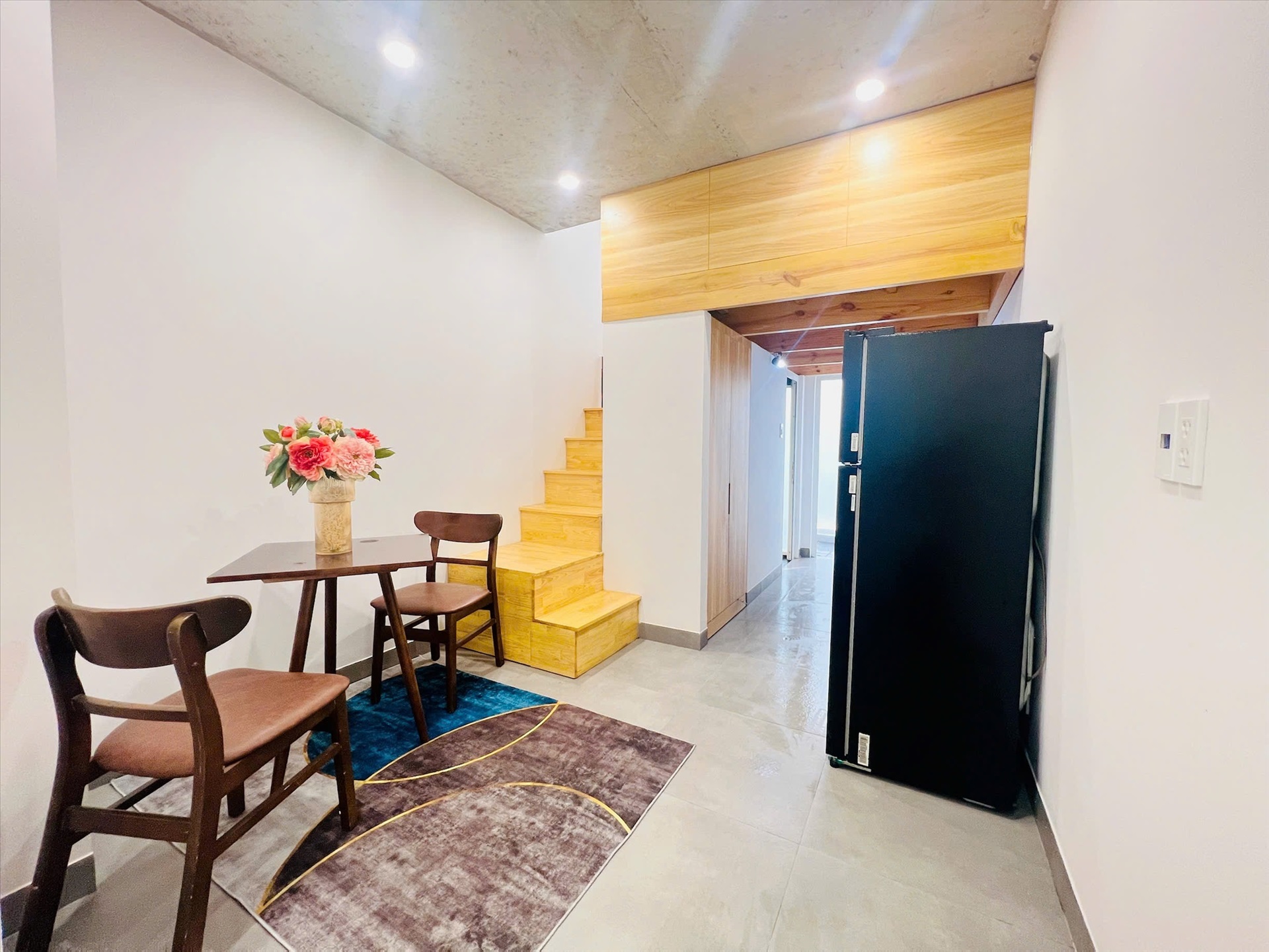 Phòng trọ Duplex 25m2 tại Hoa Mây Home Vũ Tùng - Bình Thạnh - Phòng ngủ