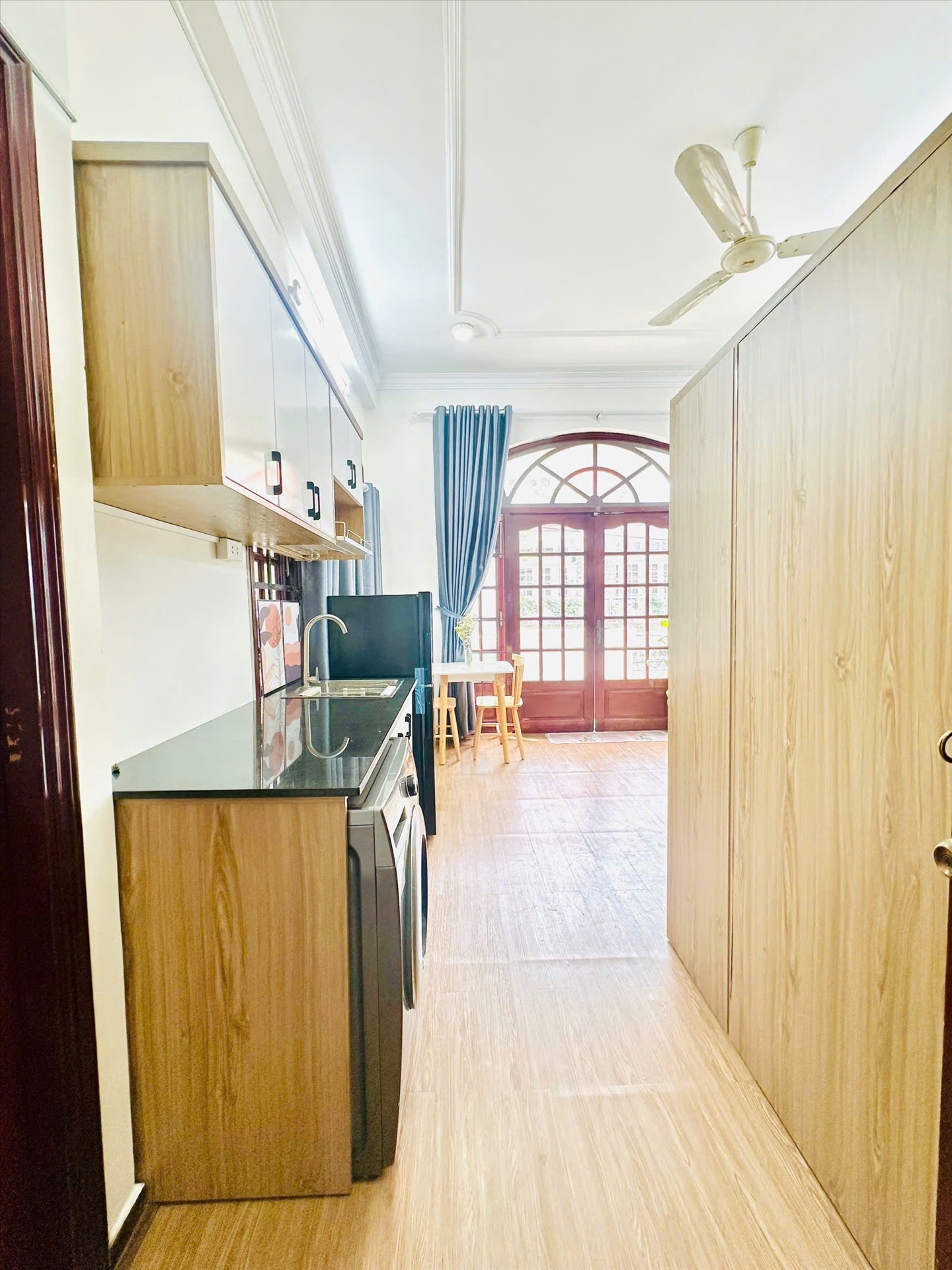 Phòng trọ Studio 30m2 tại TT House Hoàng Văn Thụ - Tân Bình - Phòng bếp