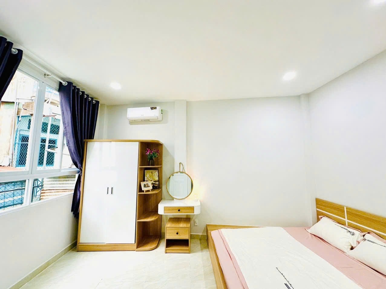 Phòng trọ Studio 30m2 tại TT House Phạm Văn Hai - Tân Bình - Phòng ngủ