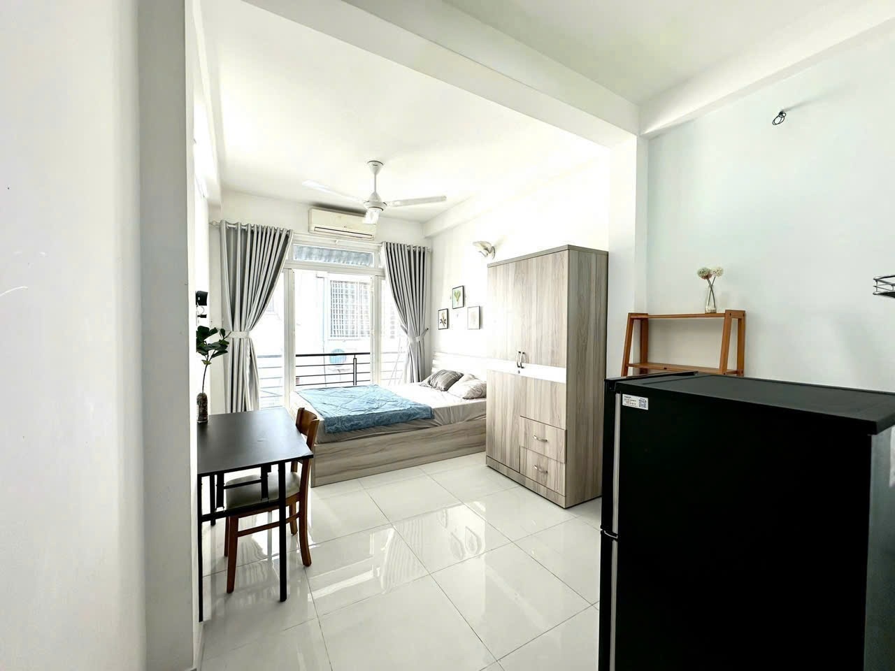 Phòng trọ Studio 25m2 tại Casper House Nguyễn Trãi - Quận 5 - Phòng ngủ