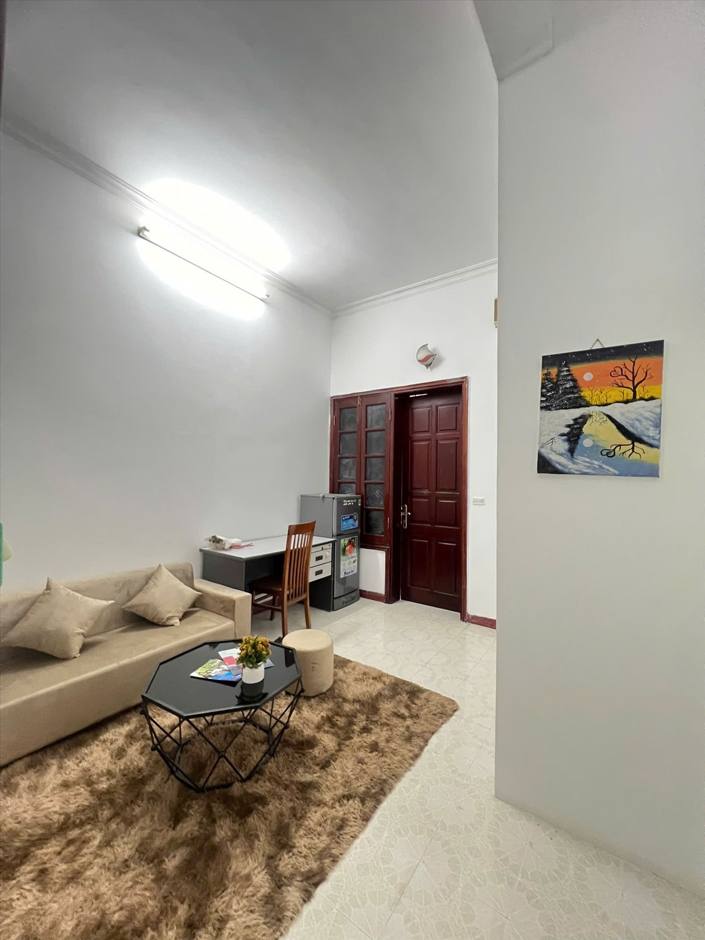 Phòng trọ 2 Phòng ngủ 70m2 tại NN Apartment Hoàng Quốc Việt - Cầu Giấy - Phòng khách