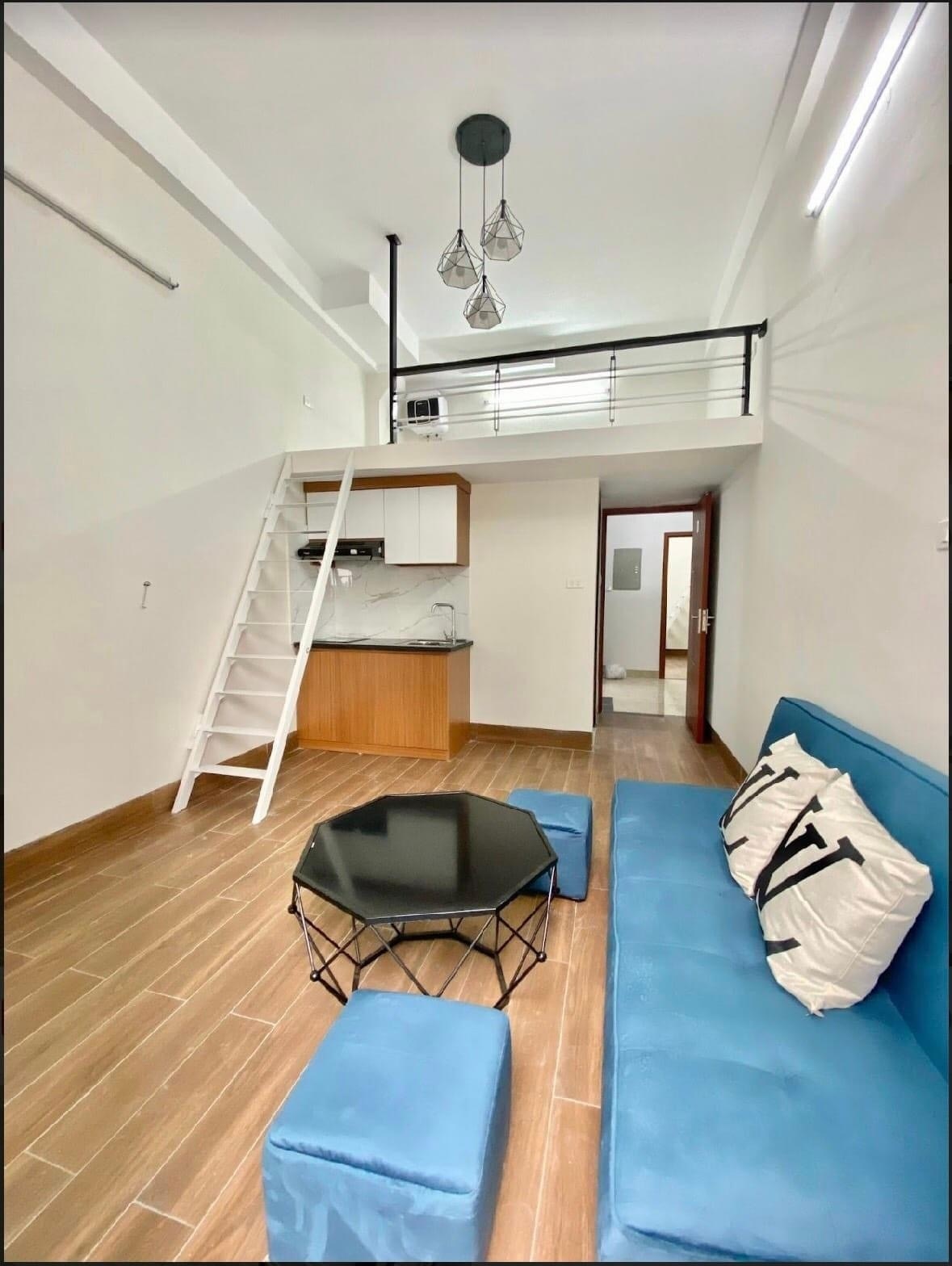 Phòng trọ Duplex 25m2 tại BP Home 2 Yên Hòa - Cầu Giấy - Phòng khách