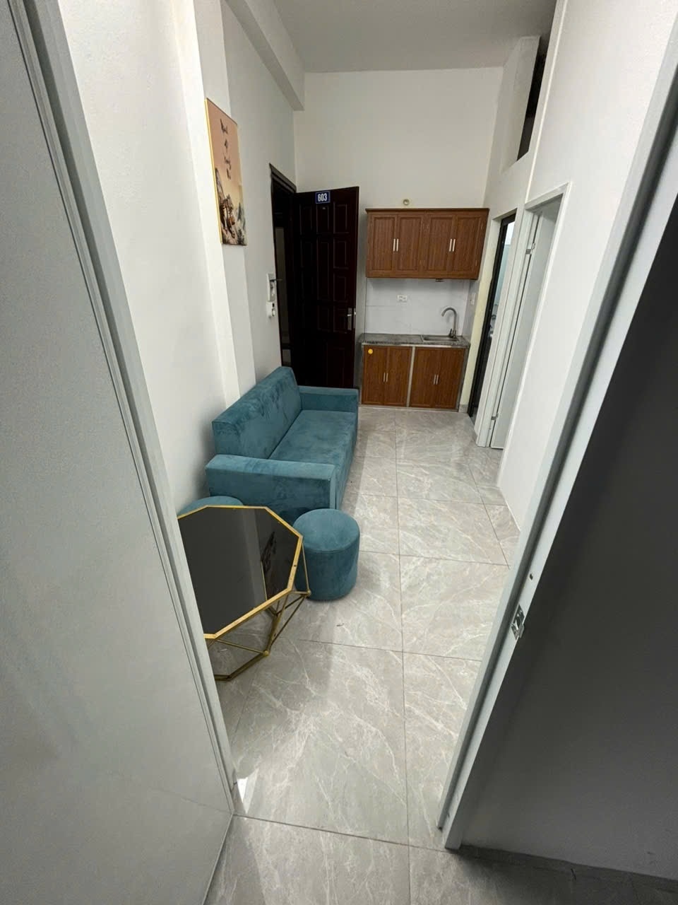 Phòng trọ 2 Phòng ngủ 40m2 tại BP Home Phú Mỹ - Nam Từ Liêm - Phòng khách