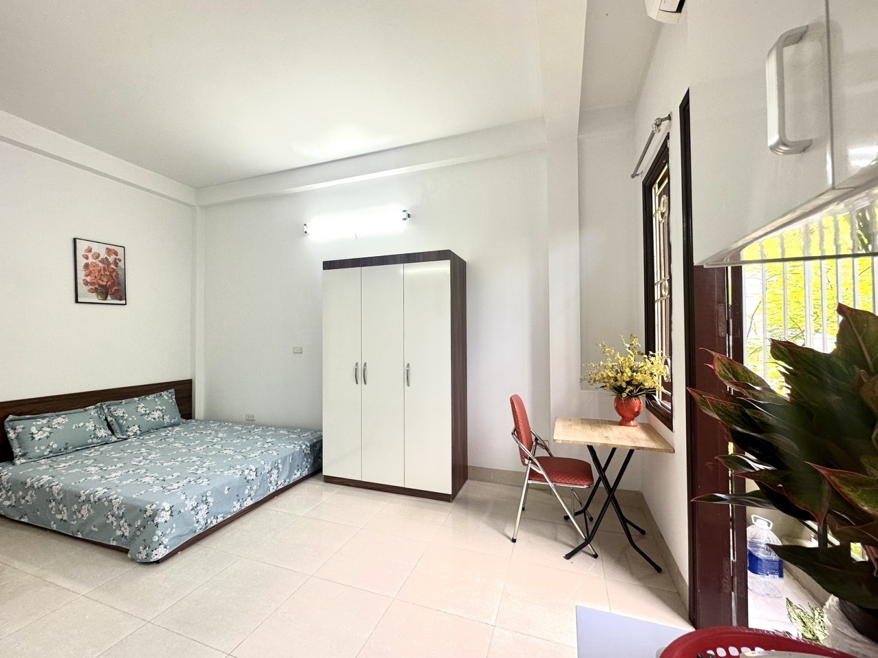 Phòng trọ Studio 23m2 tại NT House Trung Kính - Cầu Giấy - Phòng ngủ