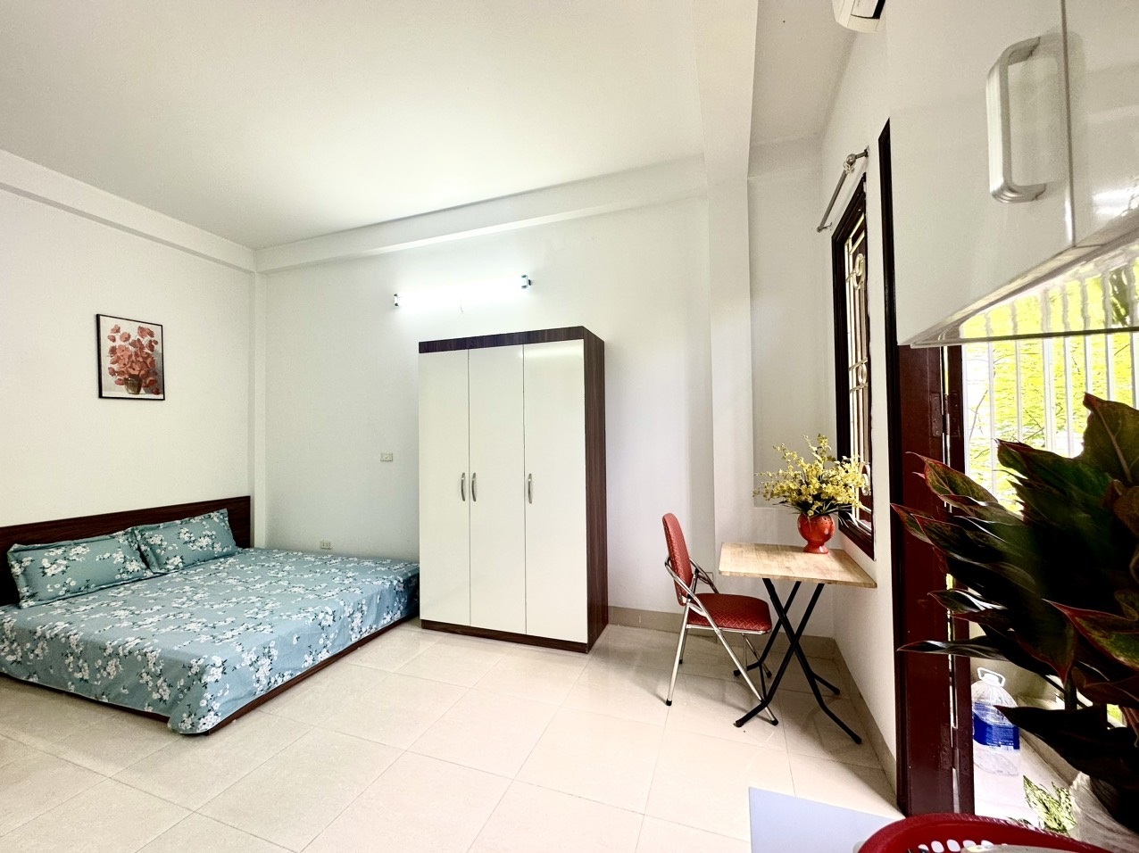 Phòng trọ Studio 23m2 tại NT House Trung Kính - Cầu Giấy - Phòng ngủ