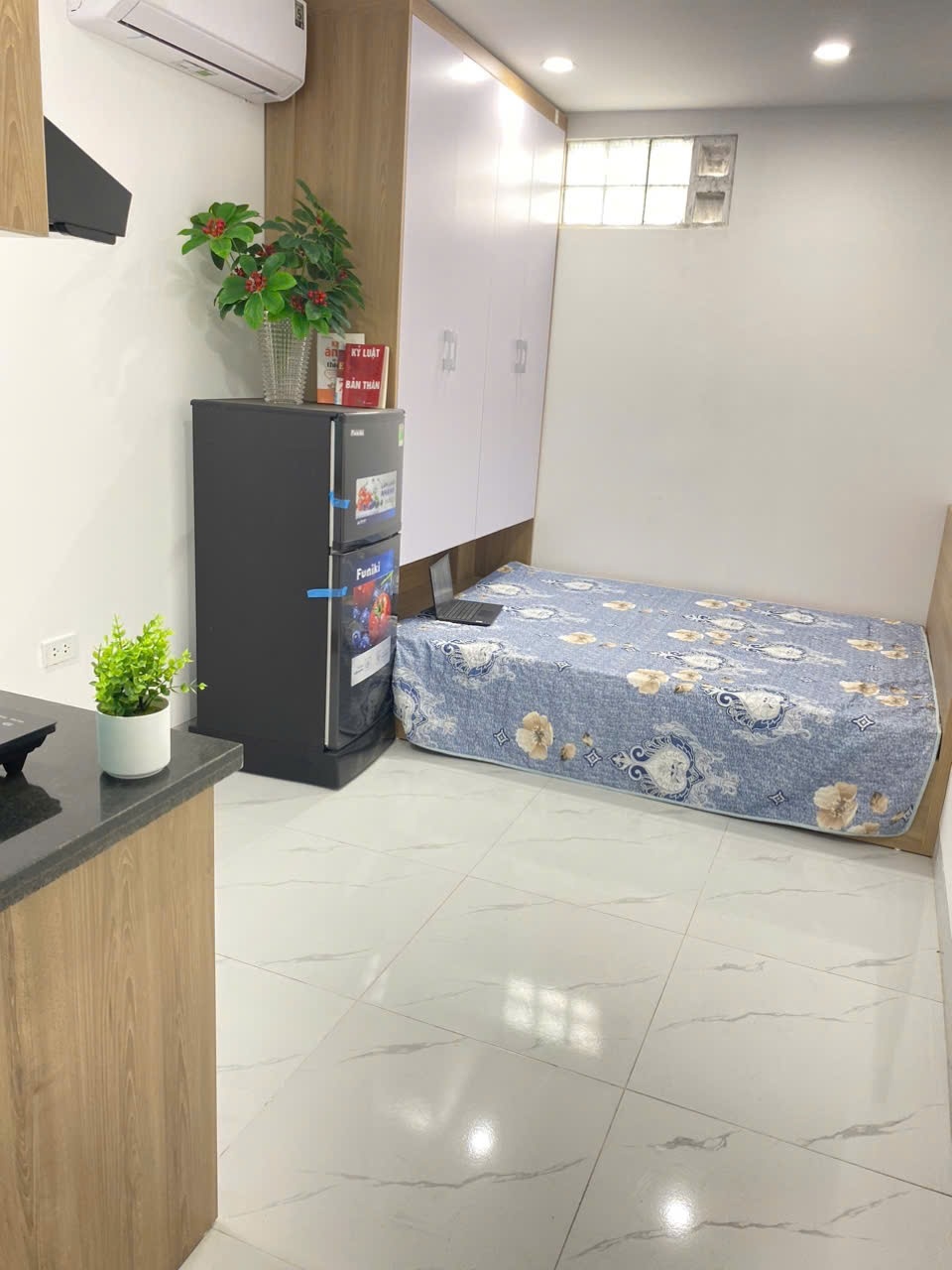 Phòng trọ Studio 25m2 tại NT House Trịnh Văn Bô - Nam Từ Liêm - Phòng ngủ