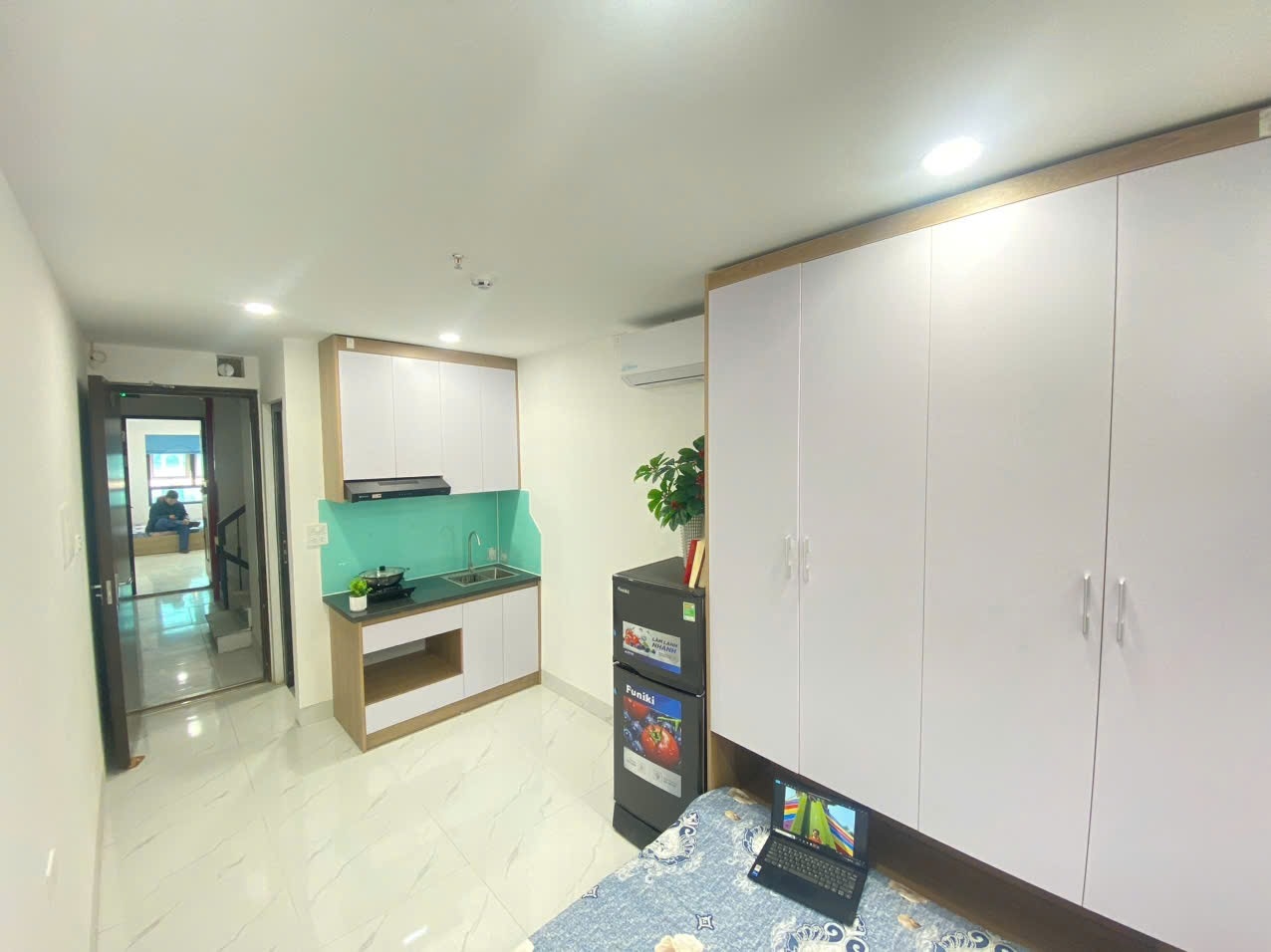 Phòng trọ Studio 25m2 tại NT House Trịnh Văn Bô - Nam Từ Liêm - Phòng bếp