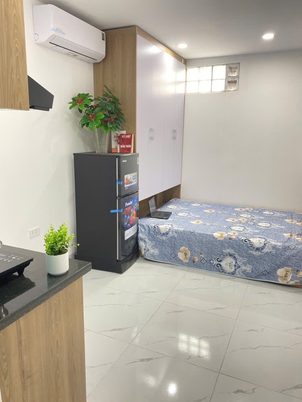 Phòng trọ Studio 25m2 tại NT House Trịnh Văn Bô - Nam Từ Liêm - Phòng ngủ