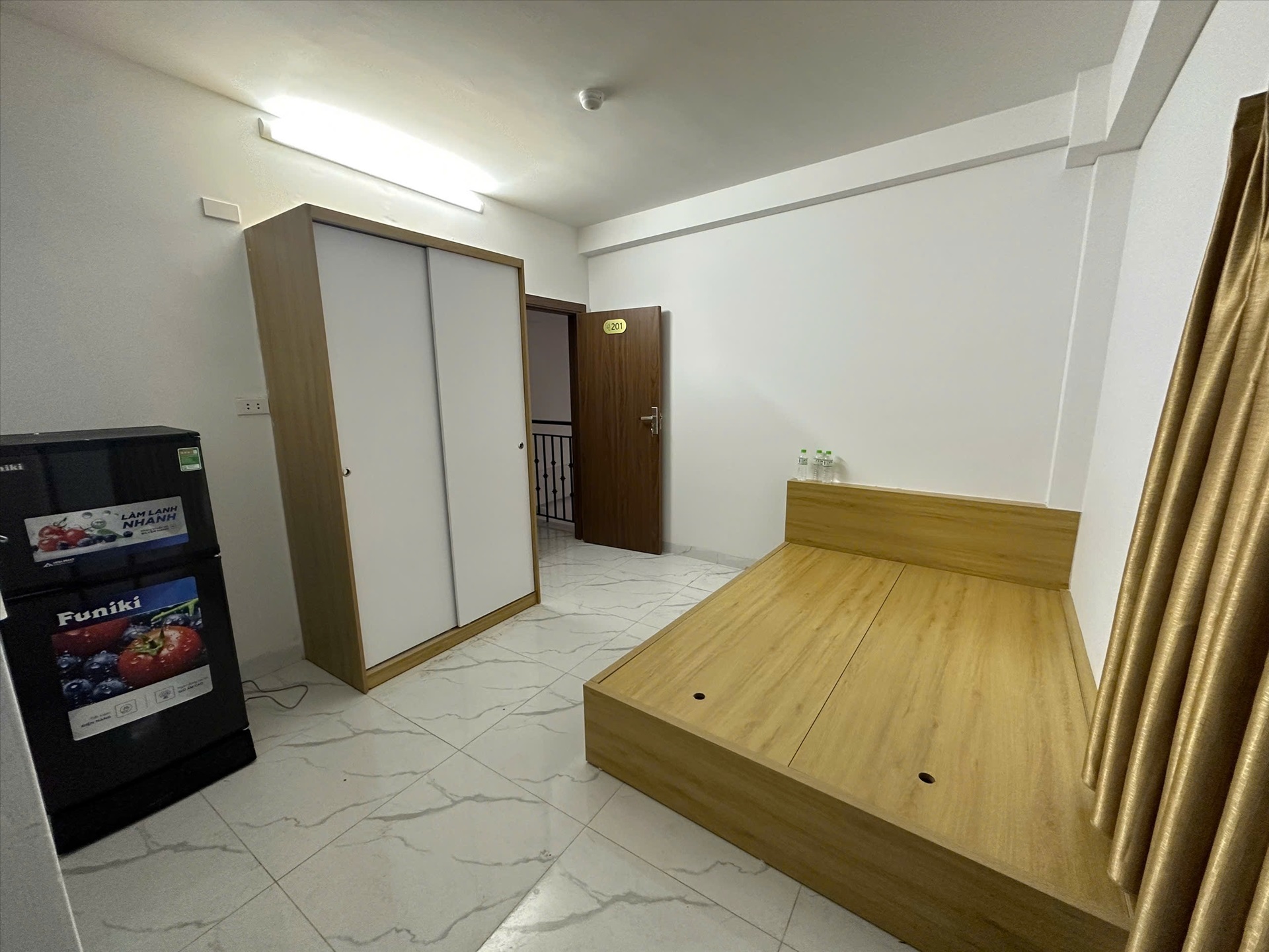 Phòng trọ Studio 20m2 tại CT Housing Phú Mỹ - Nam Từ Liêm - Phòng ngủ